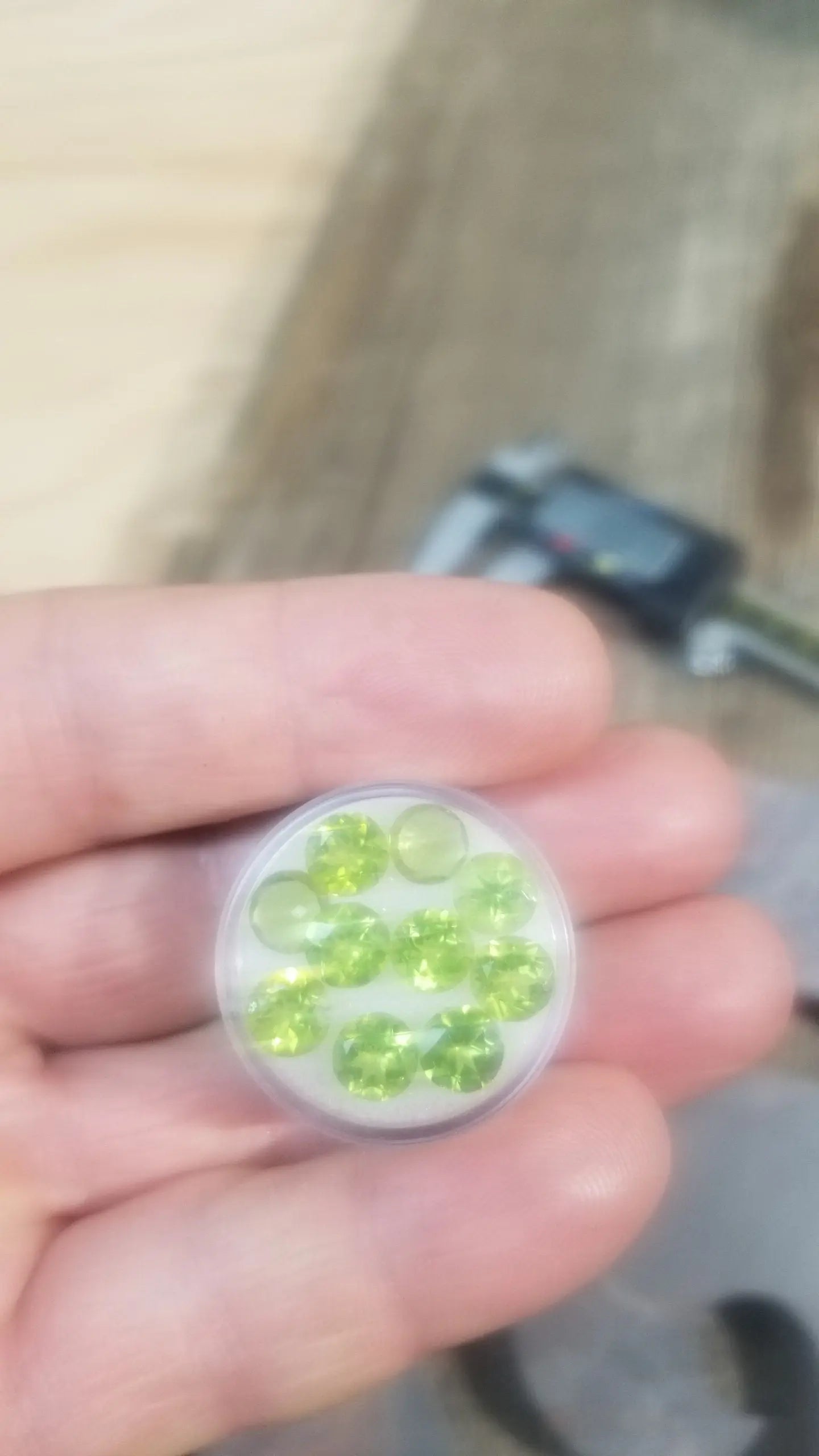 Peridot Faceted Gemstone 1.3 Carats, olivine, Gemstone, Genuine BIN-0165 - Shop Wholesale Crystals