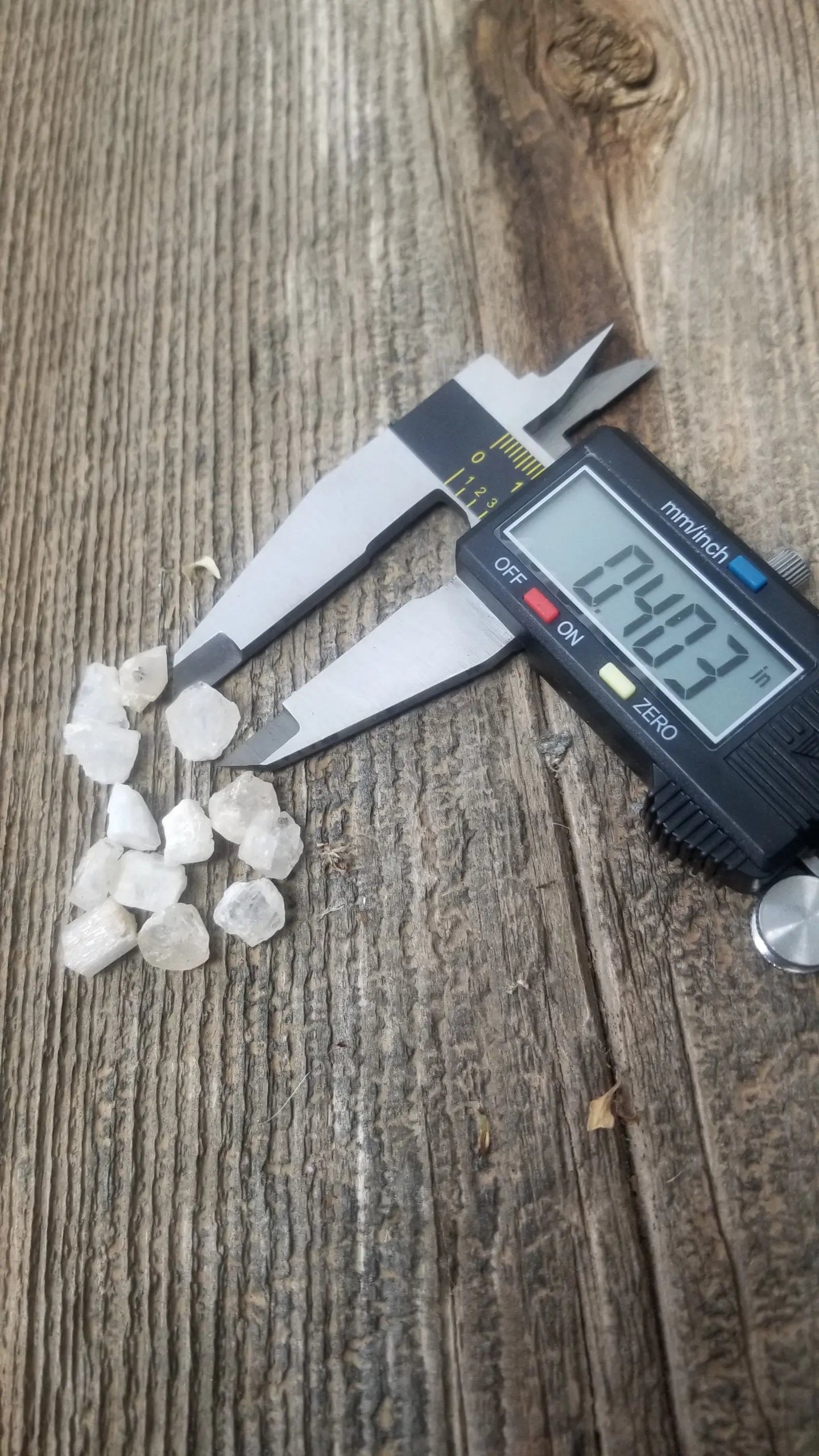 Naturally formed Phenakite Crystal chunks, (Approx .403 inch) One Crystal, Rough, for Crystal Grid Making or Wire Wrapping 0124-L Shop Wholesale Crystals