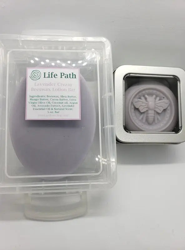 Lavander Cream Beeswax Lotion Bar Shop Wholesale Crystals