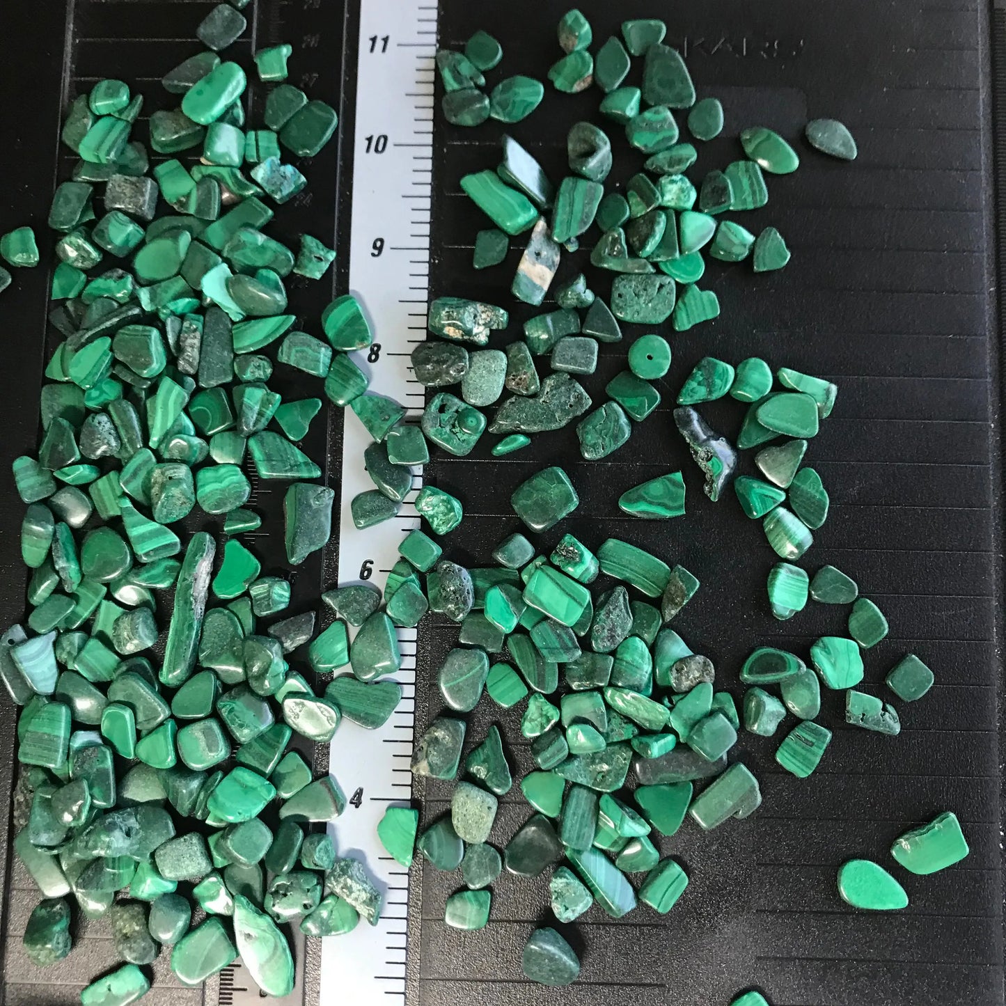 Green Malachite, Polished Tumbled Stone, Natural, Very Small (Approx 1/2" long) BIN-0262 Shop Wholesale Crystals