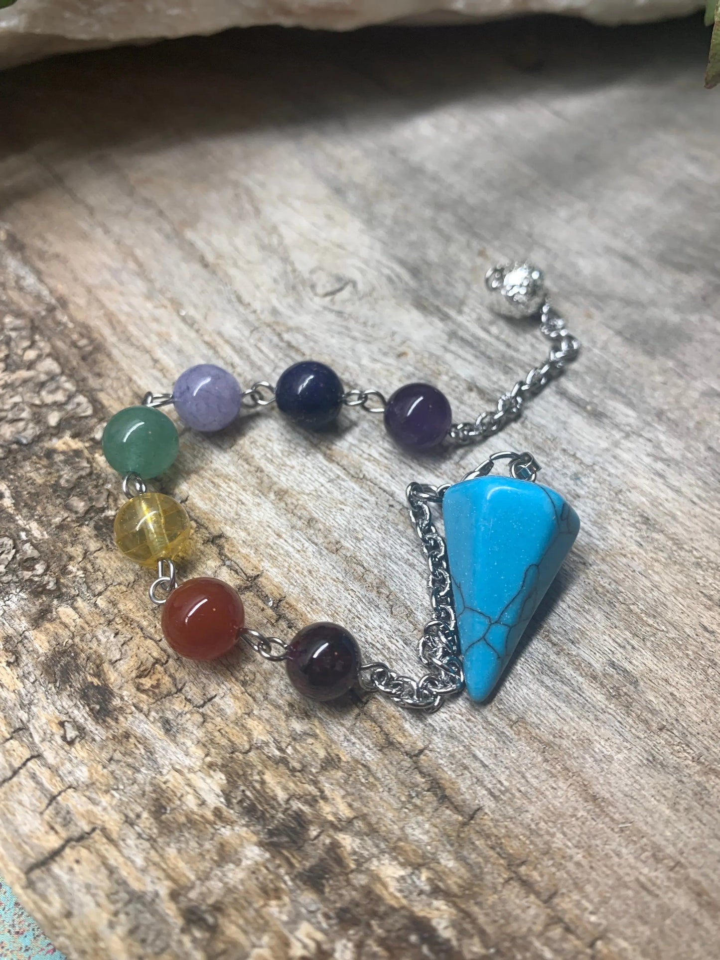 Blue Howlite Pendulum PND-0023 Shop Wholesale Crystals