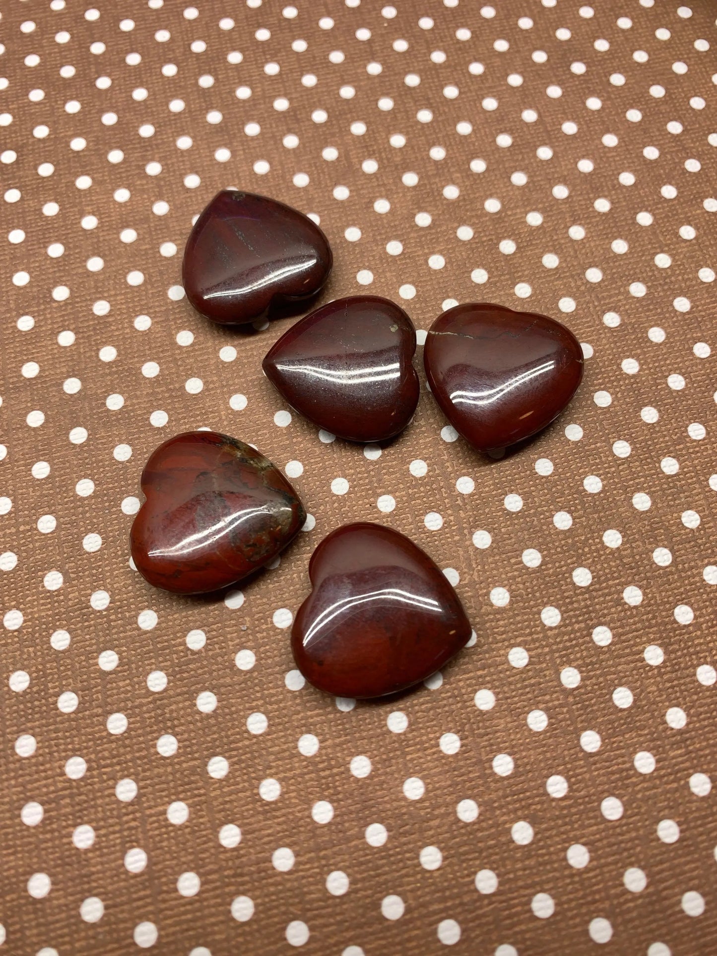 Red Iron Jasper Heart 25mm 0572 Shop Wholesale Crystals