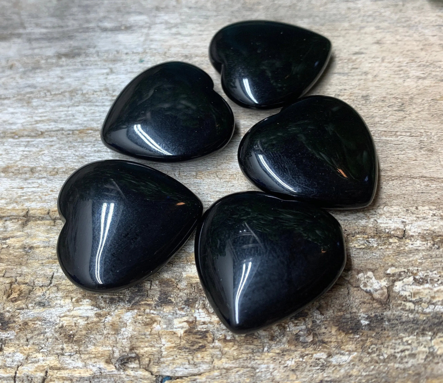 Black Obsidian Heart 25mm 0507 Shop Wholesale Crystals