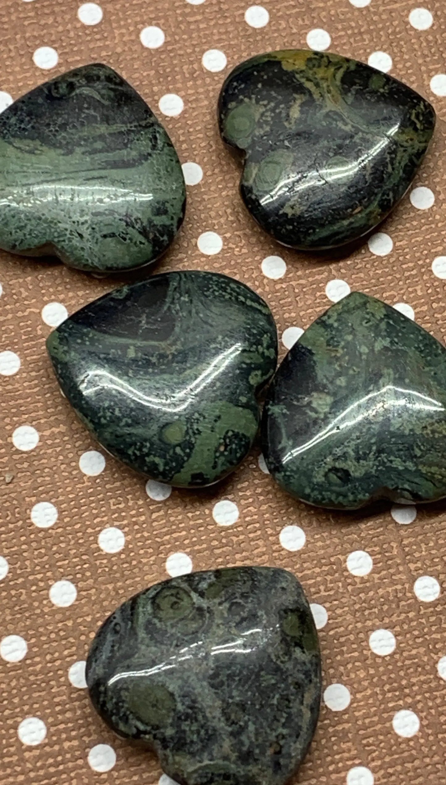 Kambaba Jasper Heart 25mm 0562 Shop Wholesale Crystals