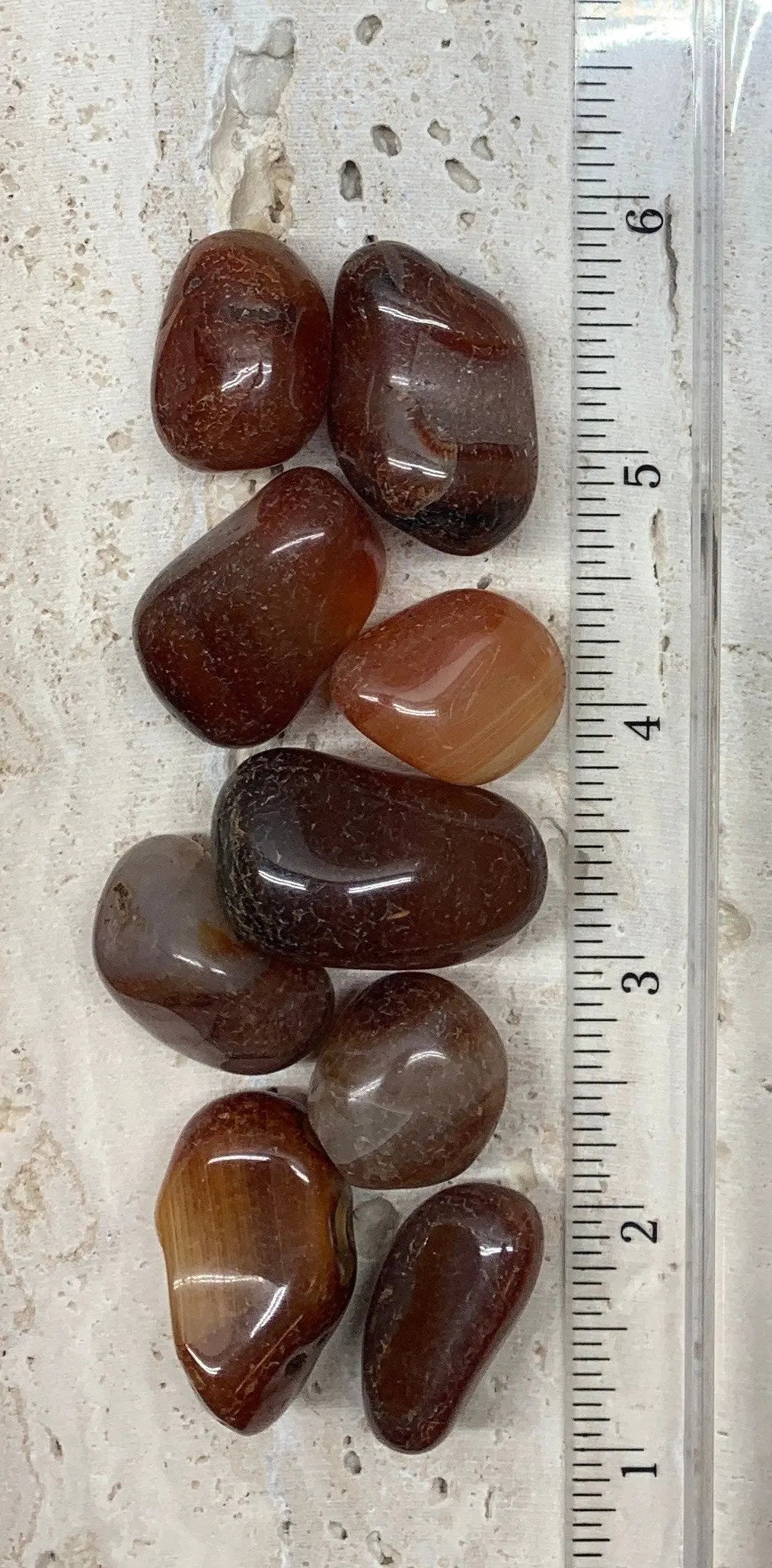 Carnelian Red Agate Tumbled Stone (3/4" - 1") BIN-1418 Shop Wholesale Crystals