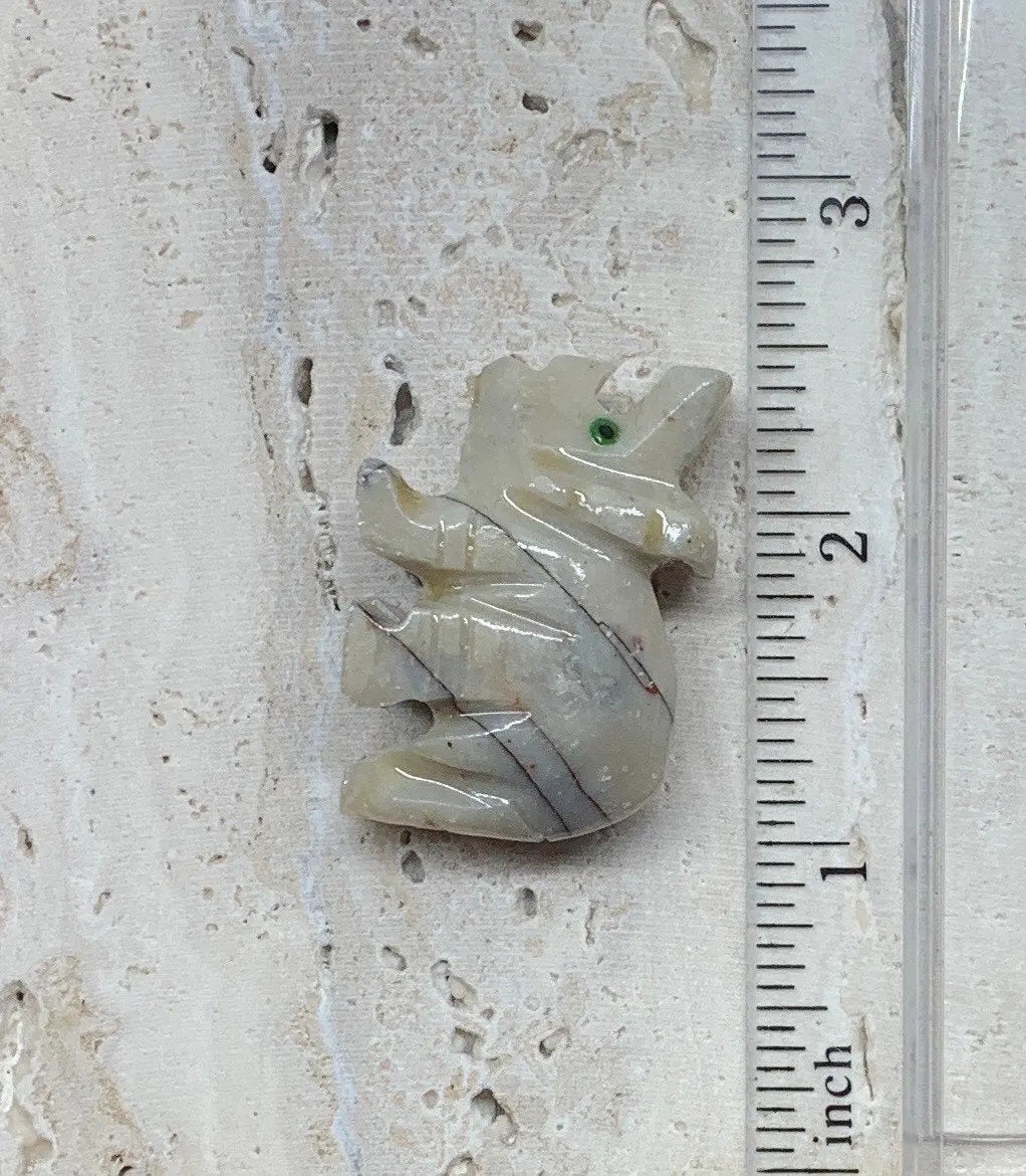 Triceratops Carved Soapstone Animal (Approx. 1 3/4") 0773 Shop Wholesale Crystals