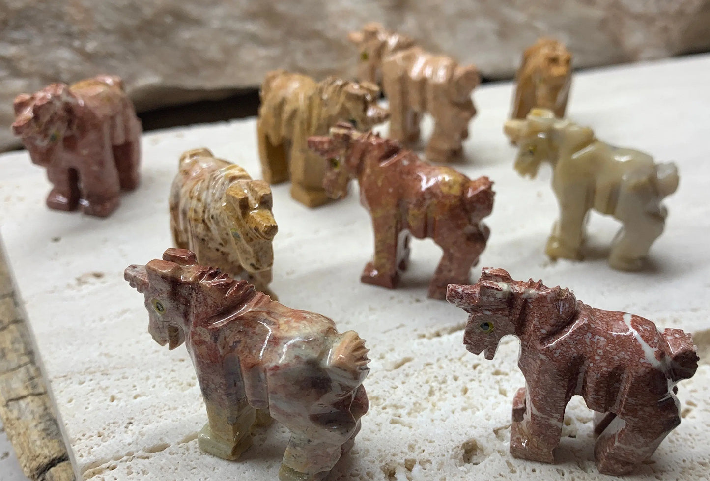 Unicorn Carved Soapstone (Approx. 1 5/8") 0782 Shop Wholesale Crystals