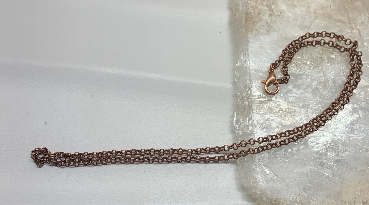 Copper Tone Chain 18” for Jewelry Making, 1165 Shop Wholesale Crystals