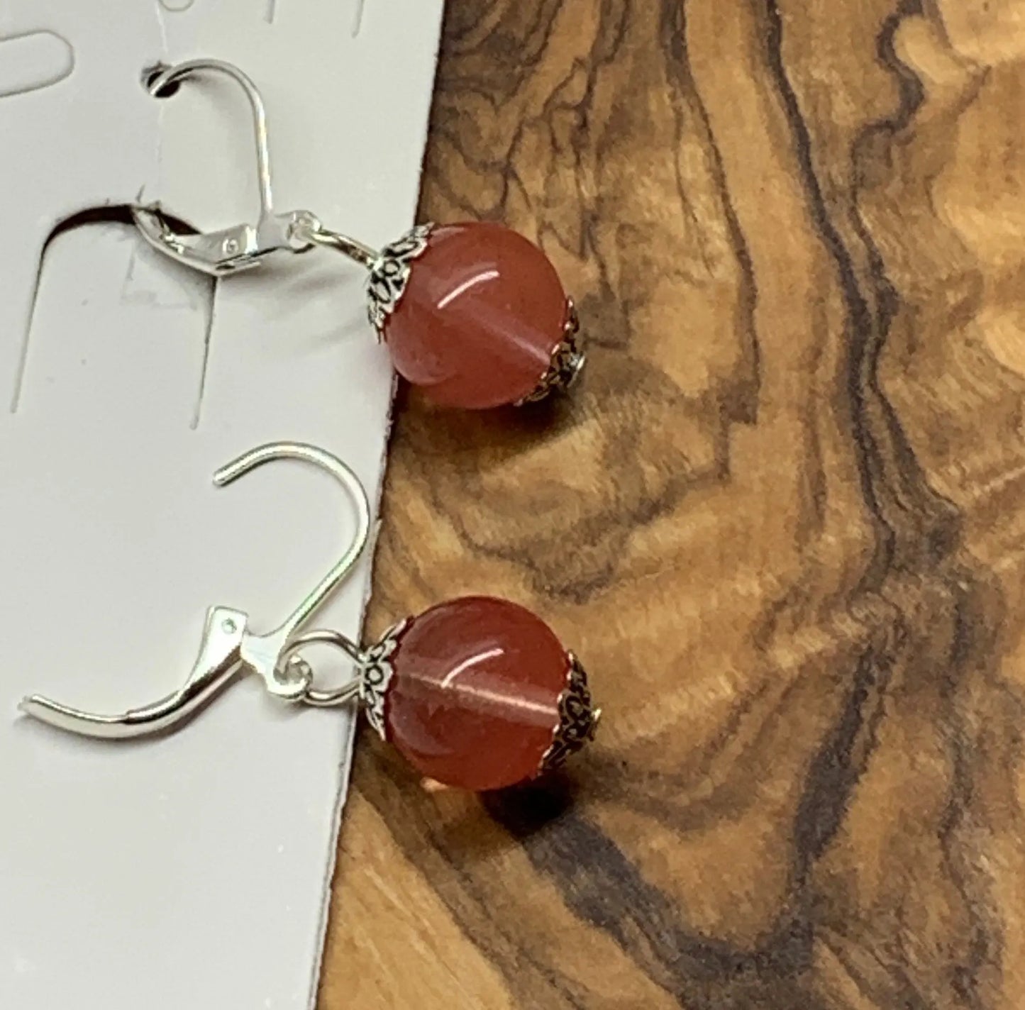 Cherry Quartz Dangle Earrings EAR-0019 Shop Wholesale Crystals