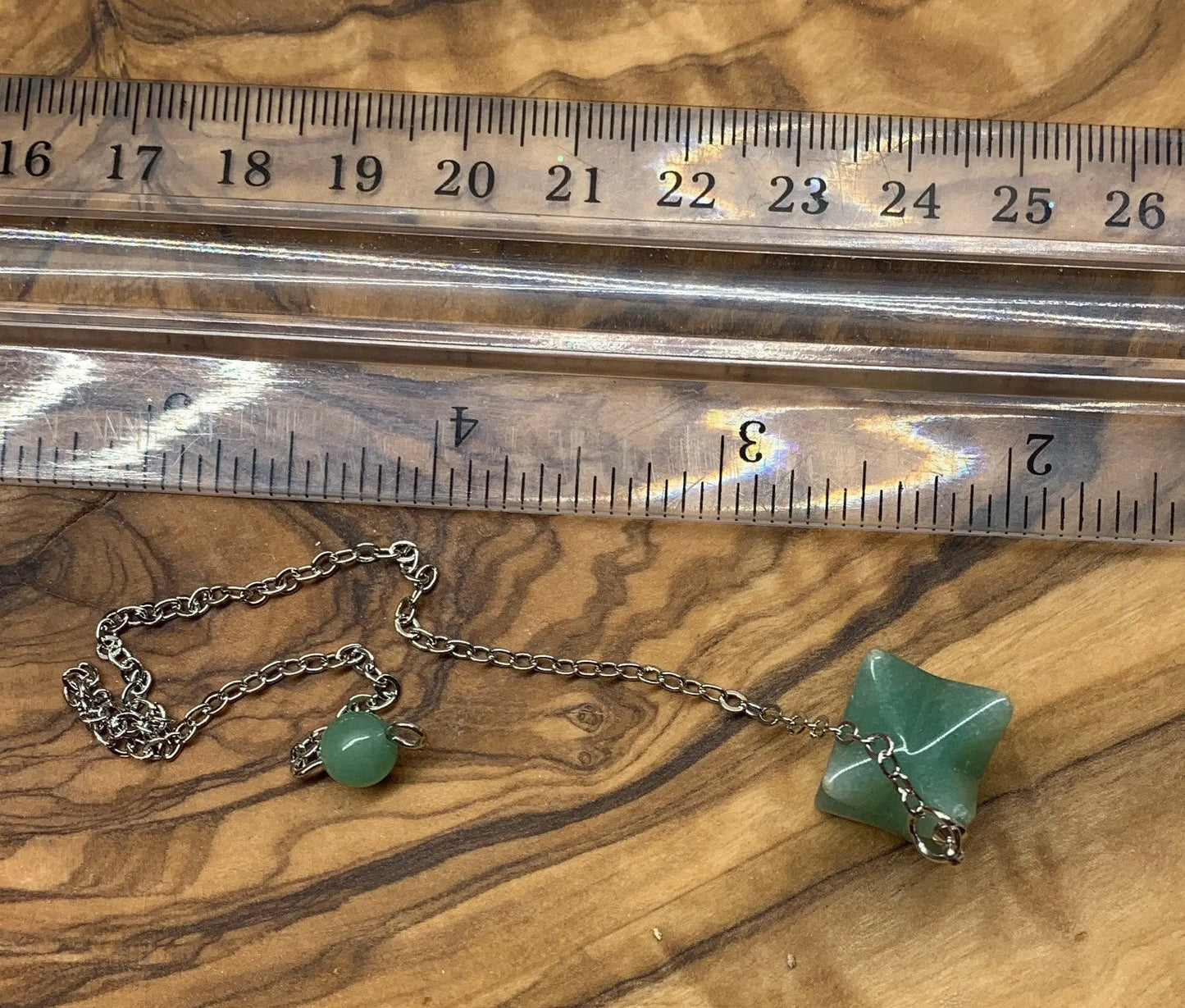 Green Aventurine Merkaba Pendulum PND-0049 Shop Wholesale Crystals