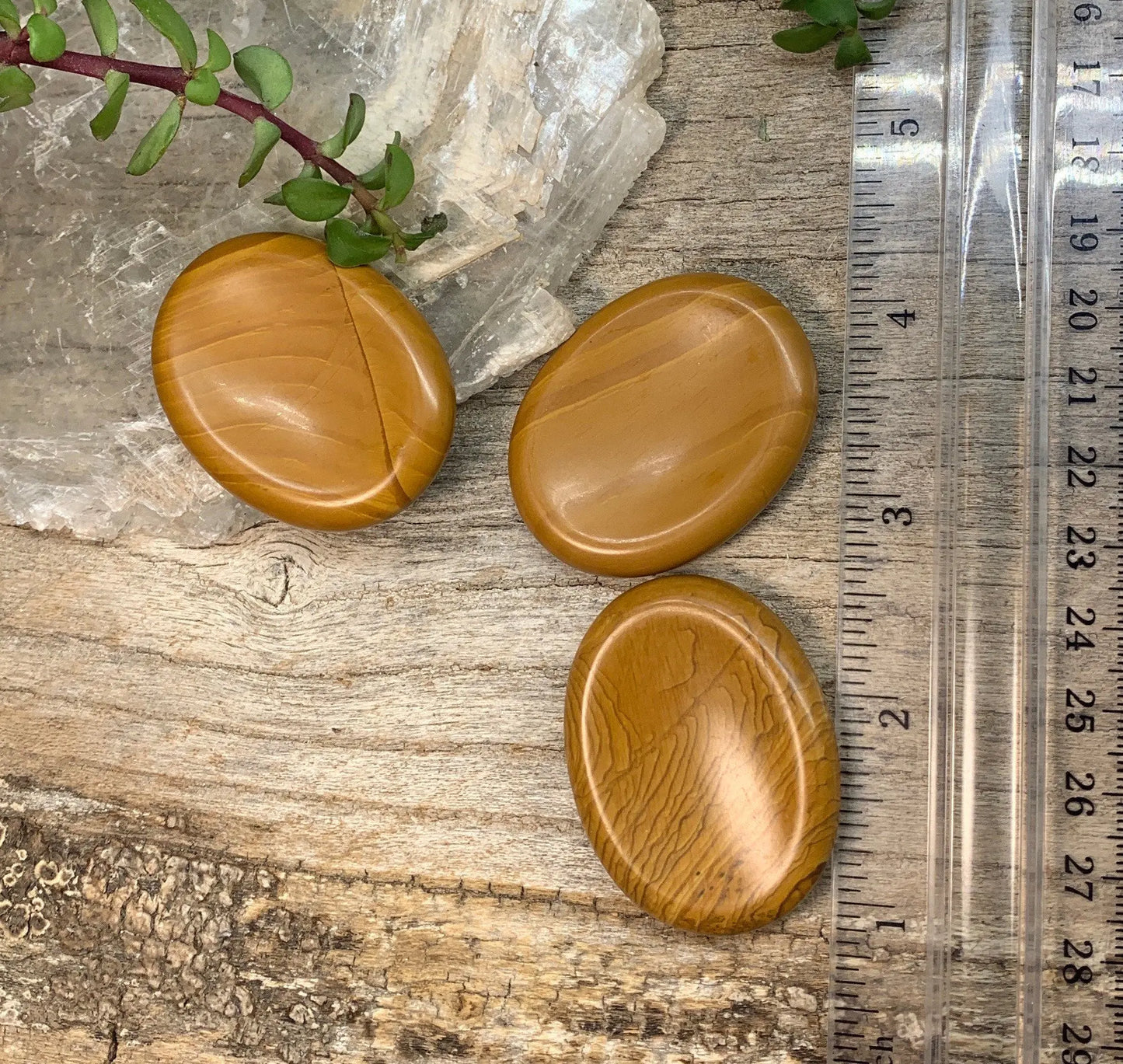 Wood Jasper Worry Stone (Approx. 1 3/8 ' x 1 3/4") 1398 Shop Wholesale Crystals