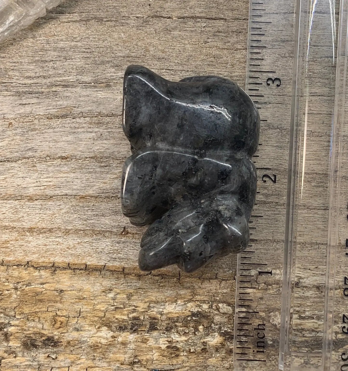 Larvikite Carved Bear (2 x 1.5 x 1 inches) 0991 Shop Wholesale Crystals