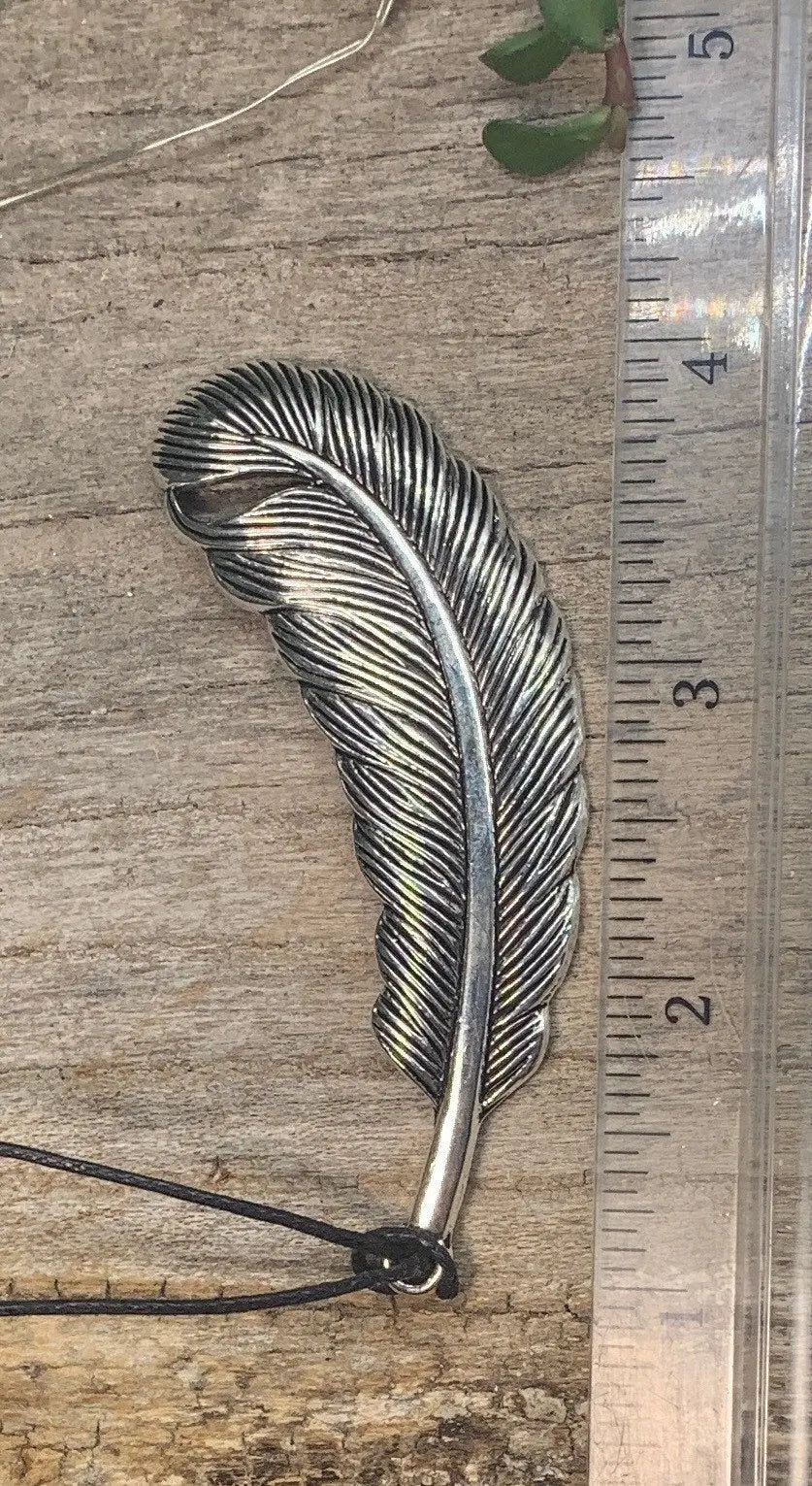 Feather Necklace Silver Tone NCK-1053 Shop Wholesale Crystals