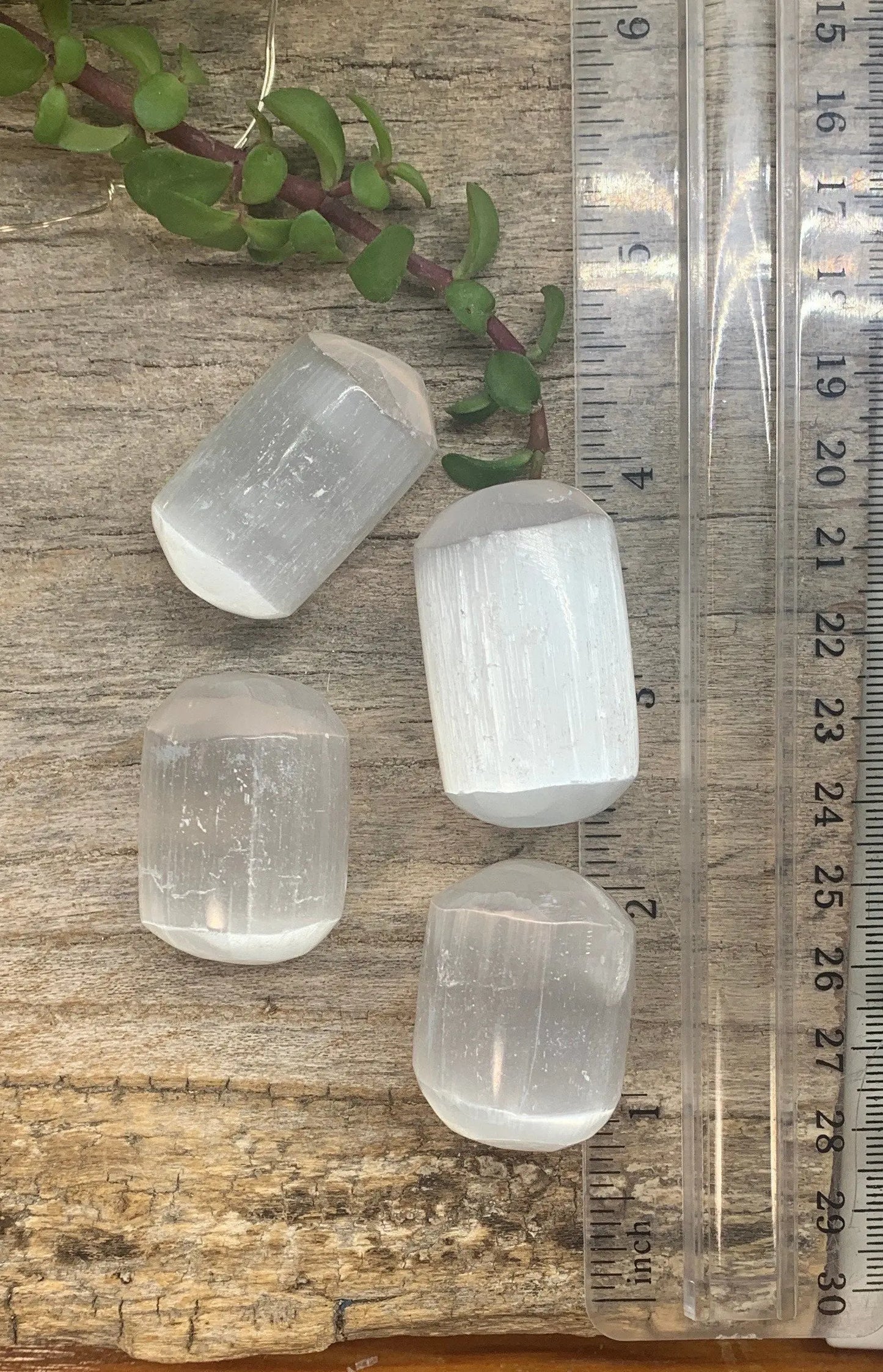 Selenite Tumble Oval (Approx. 1 1/4" - 1 1/2") G-0002 Shop Wholesale Crystals