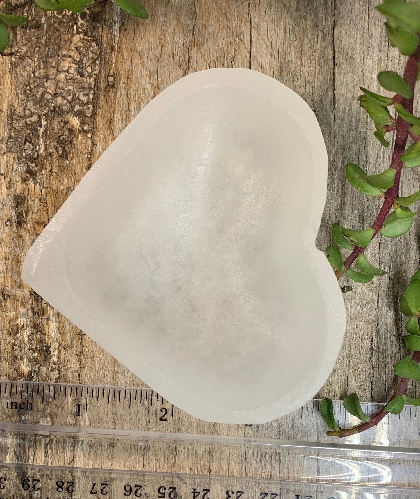 Selenite Heart Bowl Medium (Approx. 3 1/2") S-0060 Shop Wholesale Crystals