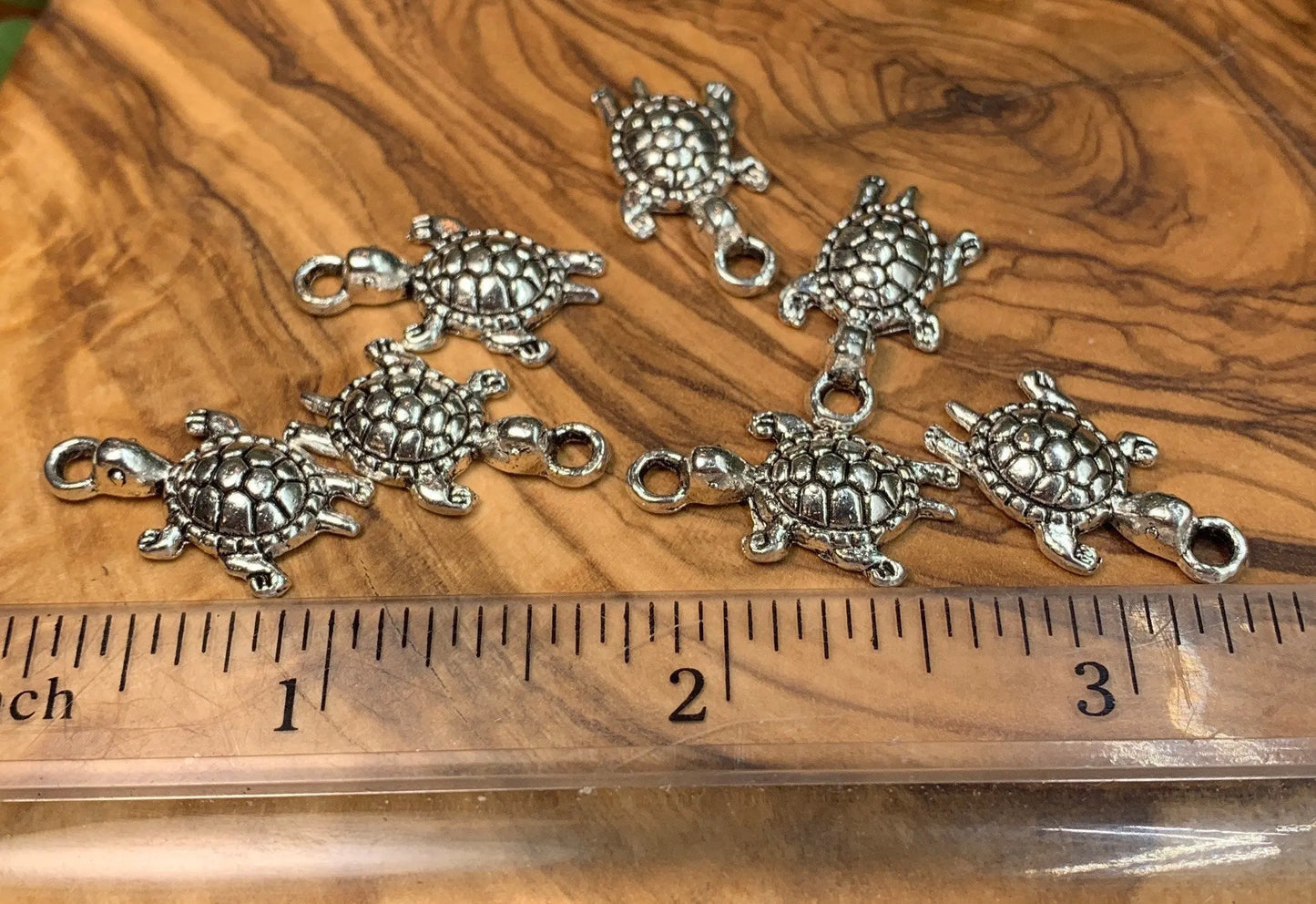 Turtle Pendant Silver Alloy 0641-B Shop Wholesale Crystals