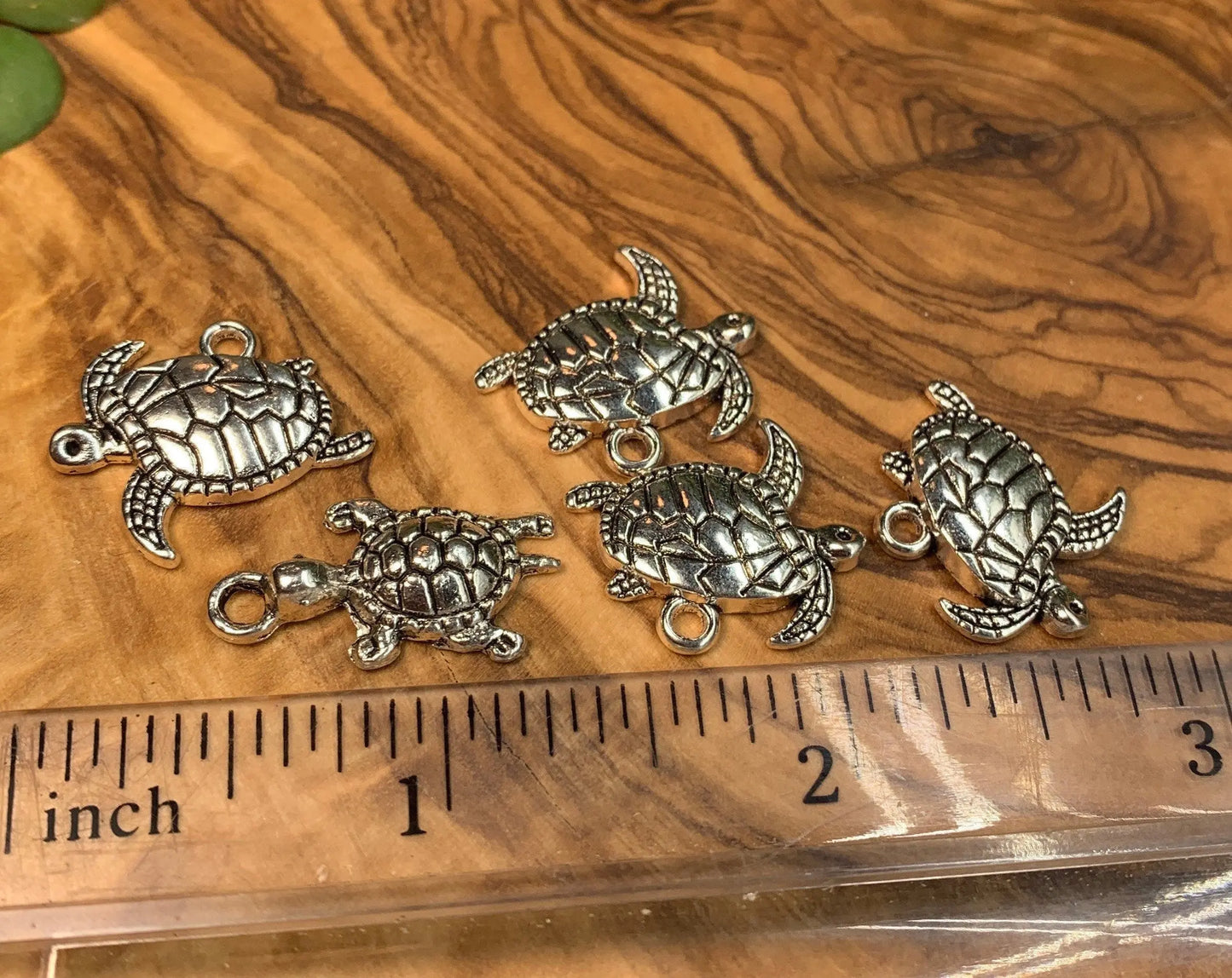 Turtle Pendant Silver Alloy 0641-A Shop Wholesale Crystals