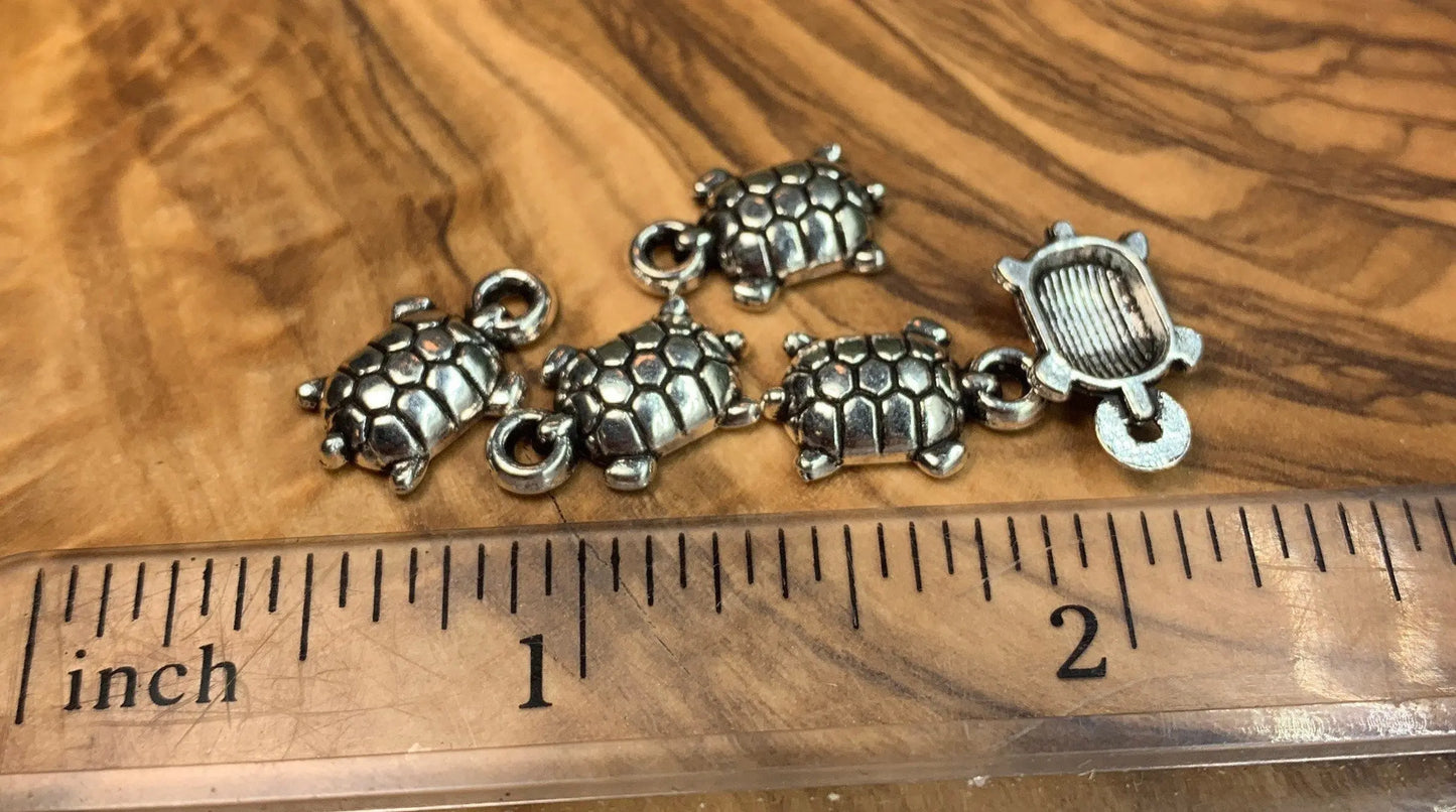 Turtle Pendant Silver Alloy 0641-D Shop Wholesale Crystals