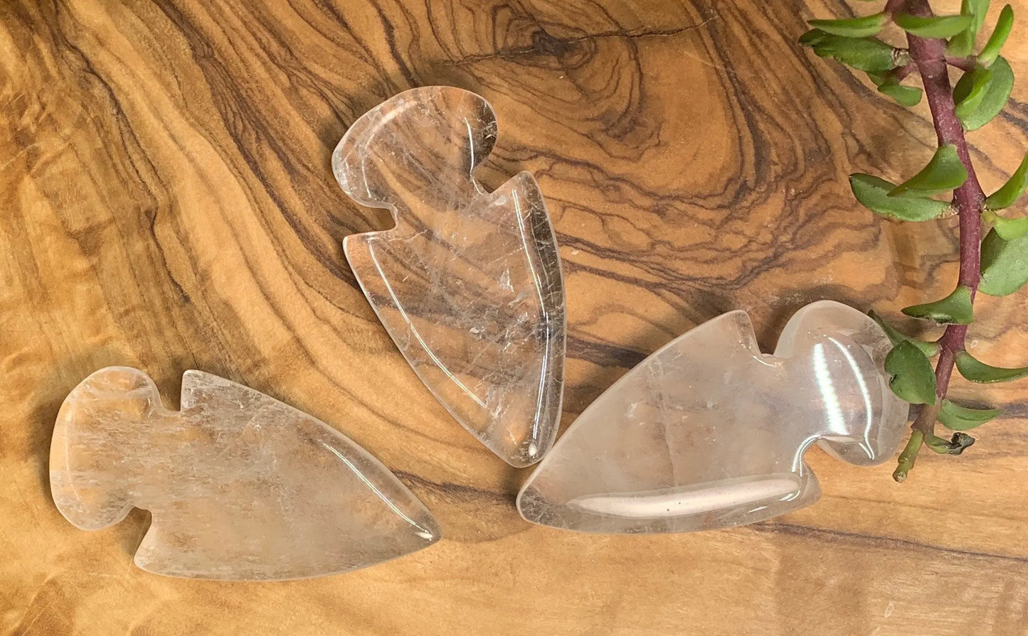 Quartz Polished Arrowhead (Approx. 1 3/4" x 1") 0105 Shop Wholesale Crystals