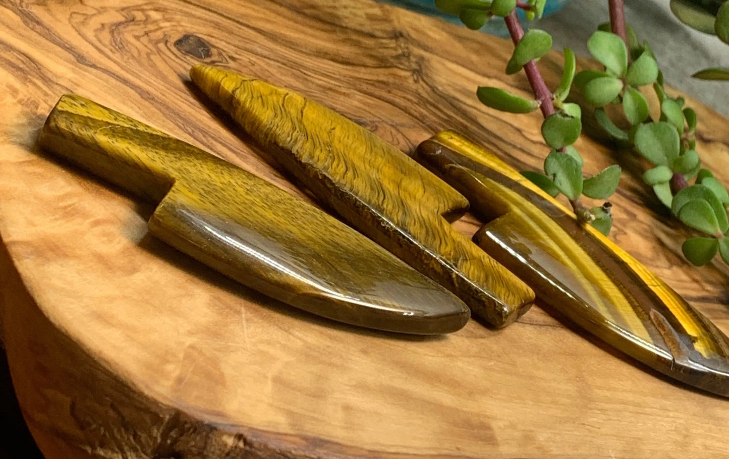 Tiger's Eye Cord Cutting Knife 0151 Shop Wholesale Crystals