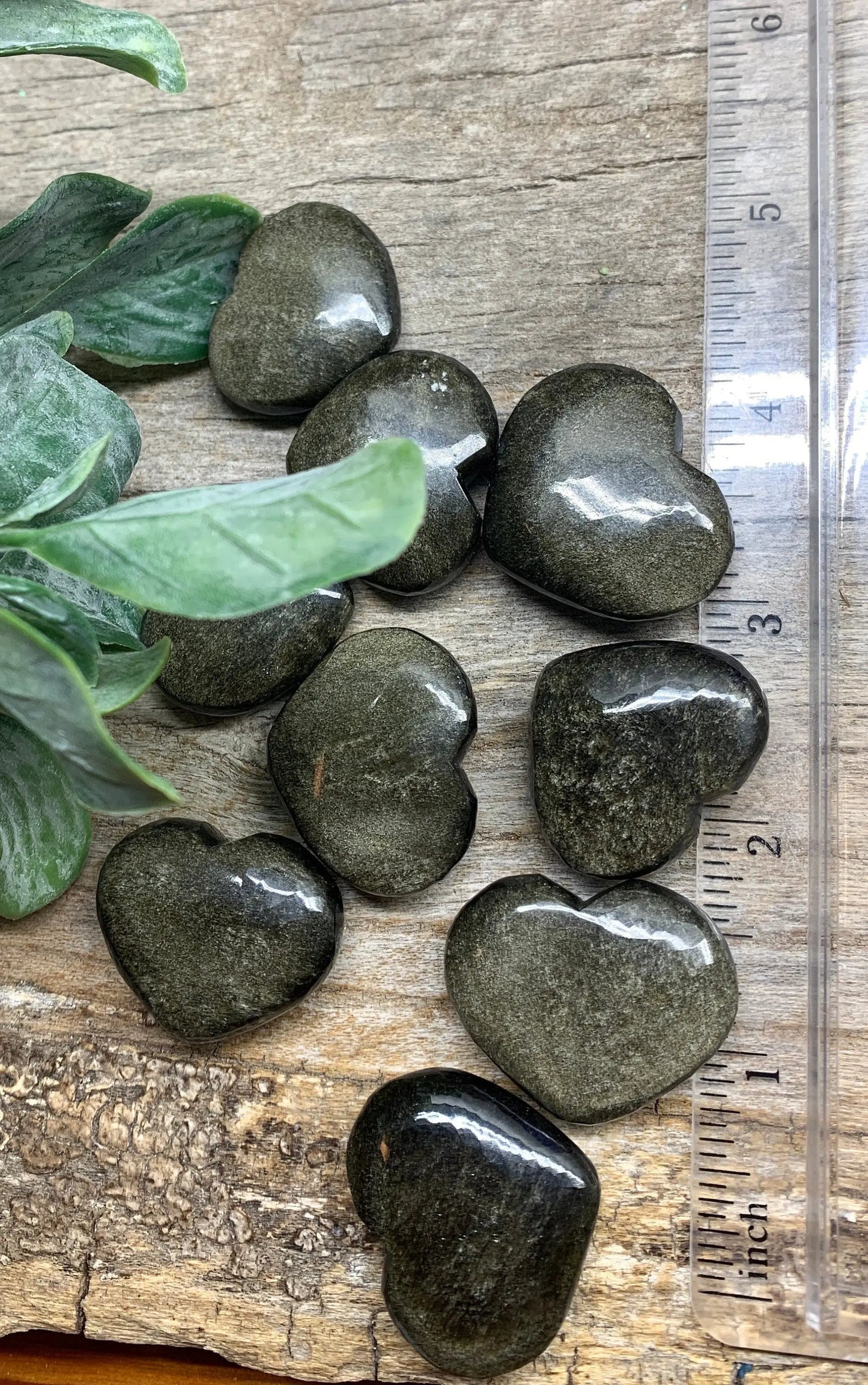 Gold Sheen Obsidian Heart 0501 Shop Wholesale Crystals