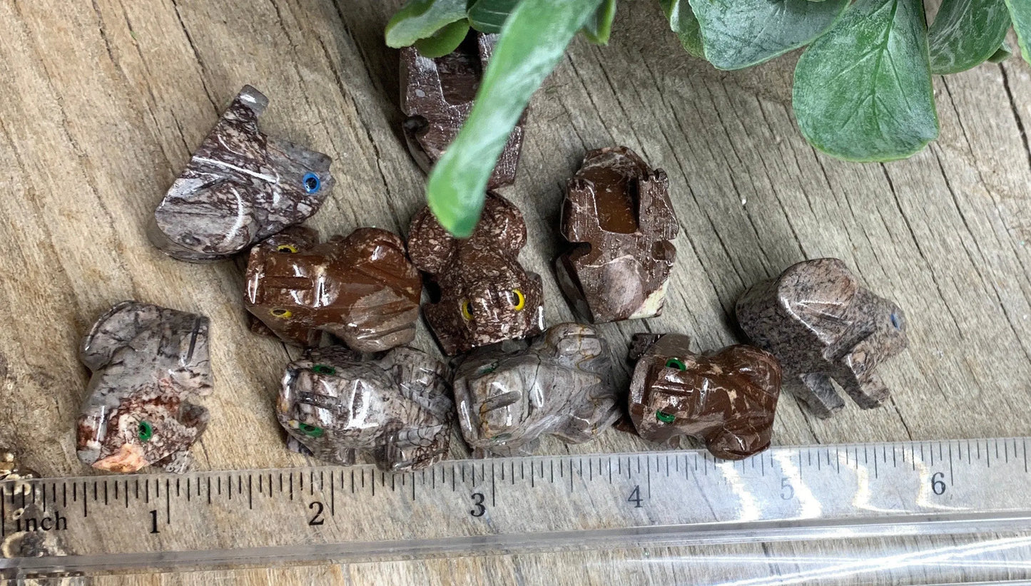 Toad Carved Soapstone 0818 Shop Wholesale Crystals