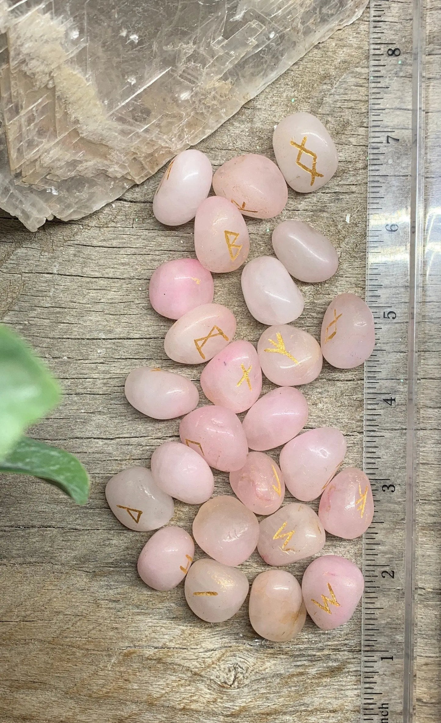 Rose Quartz Rune Set KIT-0024 Shop Wholesale Crystals