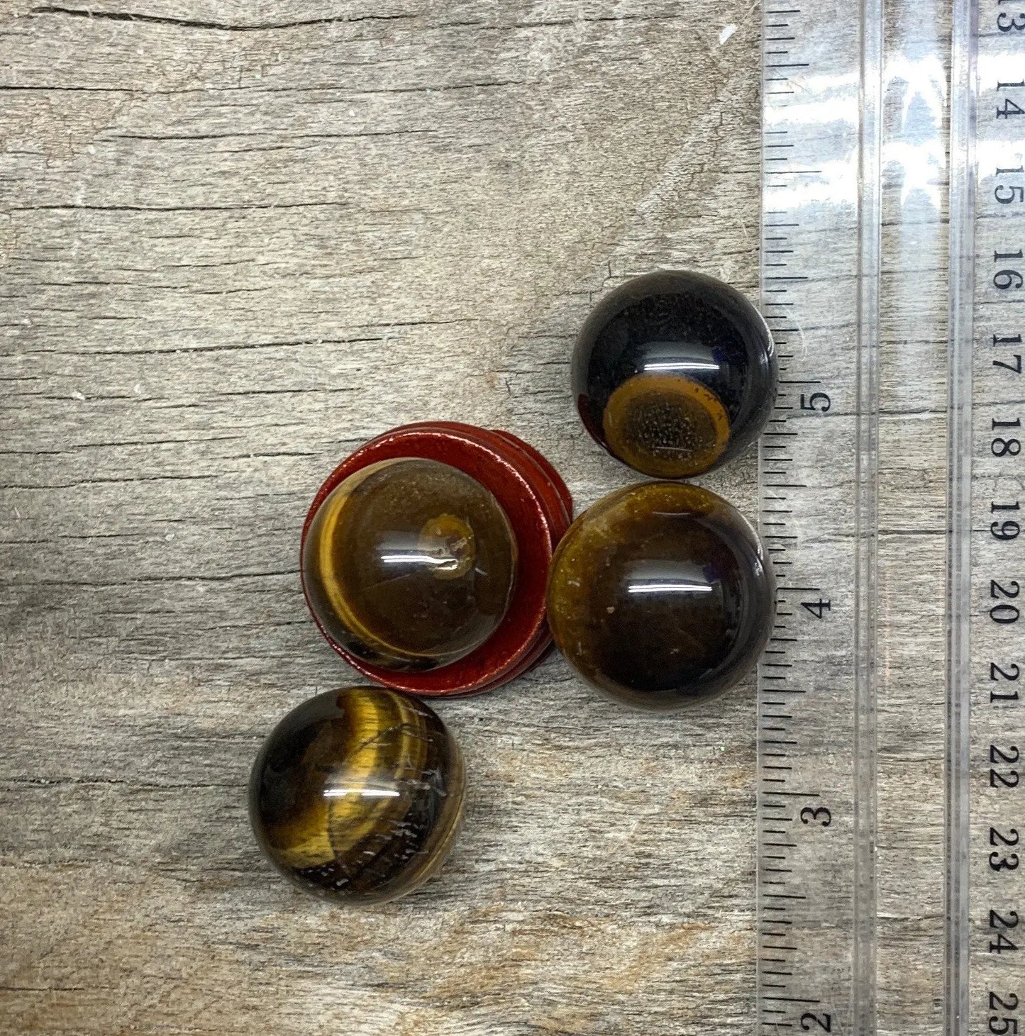 Tigers Eye Sphere (Approx 7/8”- 1”) 0252 Shop Wholesale Crystals