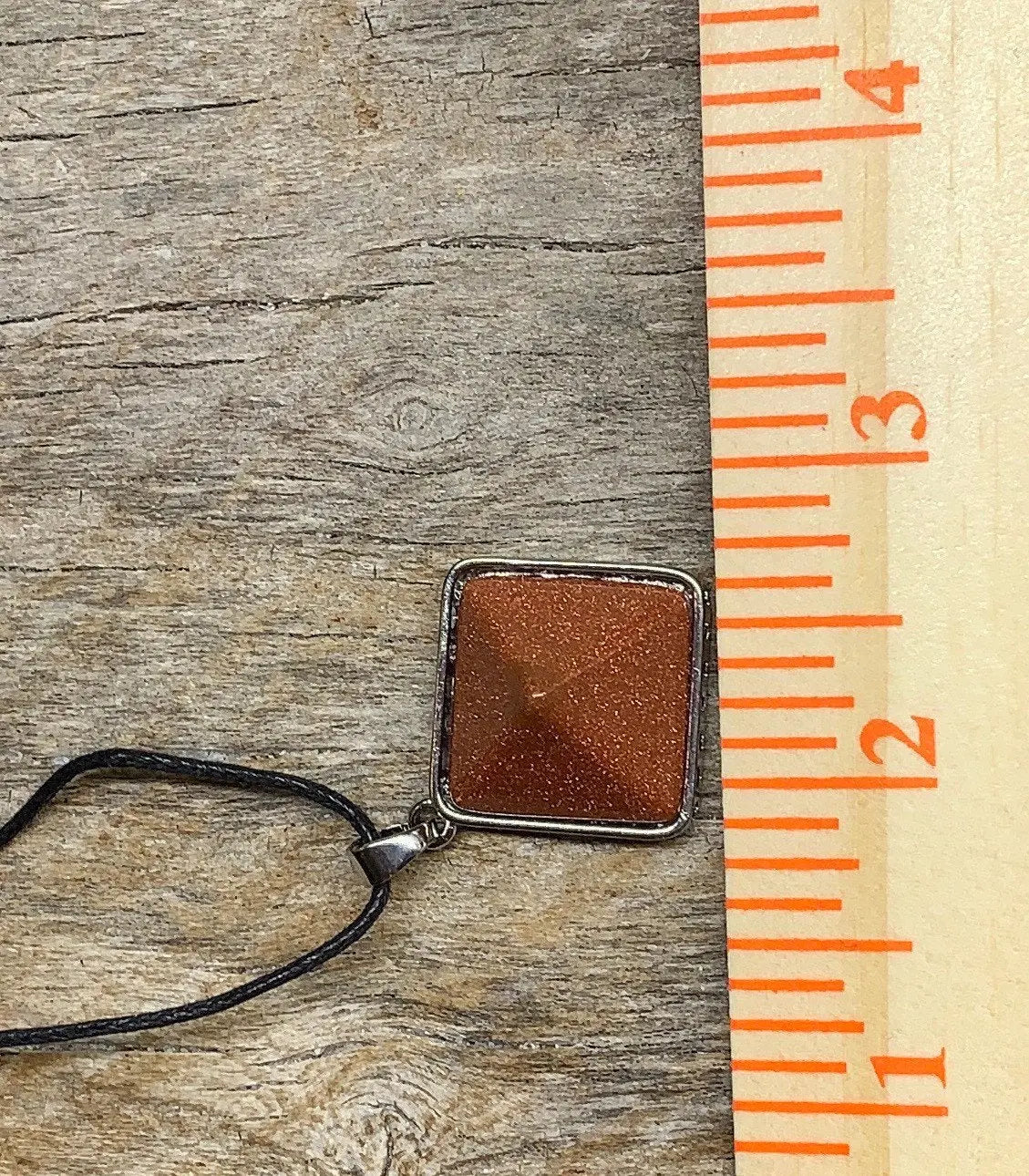 Goldstone Pyramid Necklace NCK-1088 Shop Wholesale Crystals