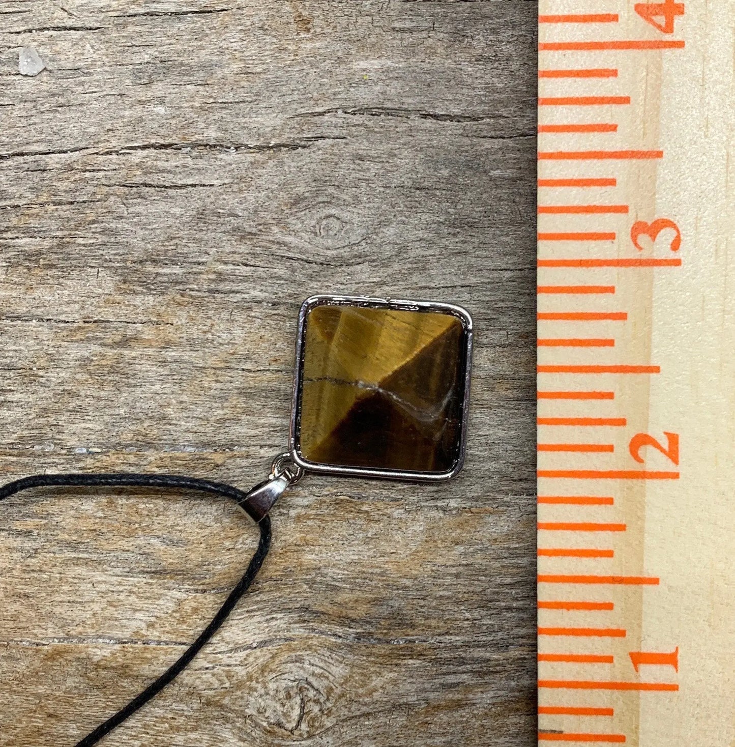 Tigers Eye Pyramid Necklace NCK-1087 Shop Wholesale Crystals