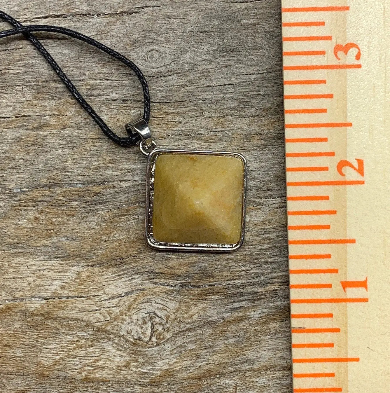 Yellow Quartz Pyramid Necklace NCK-1081 Shop Wholesale Crystals