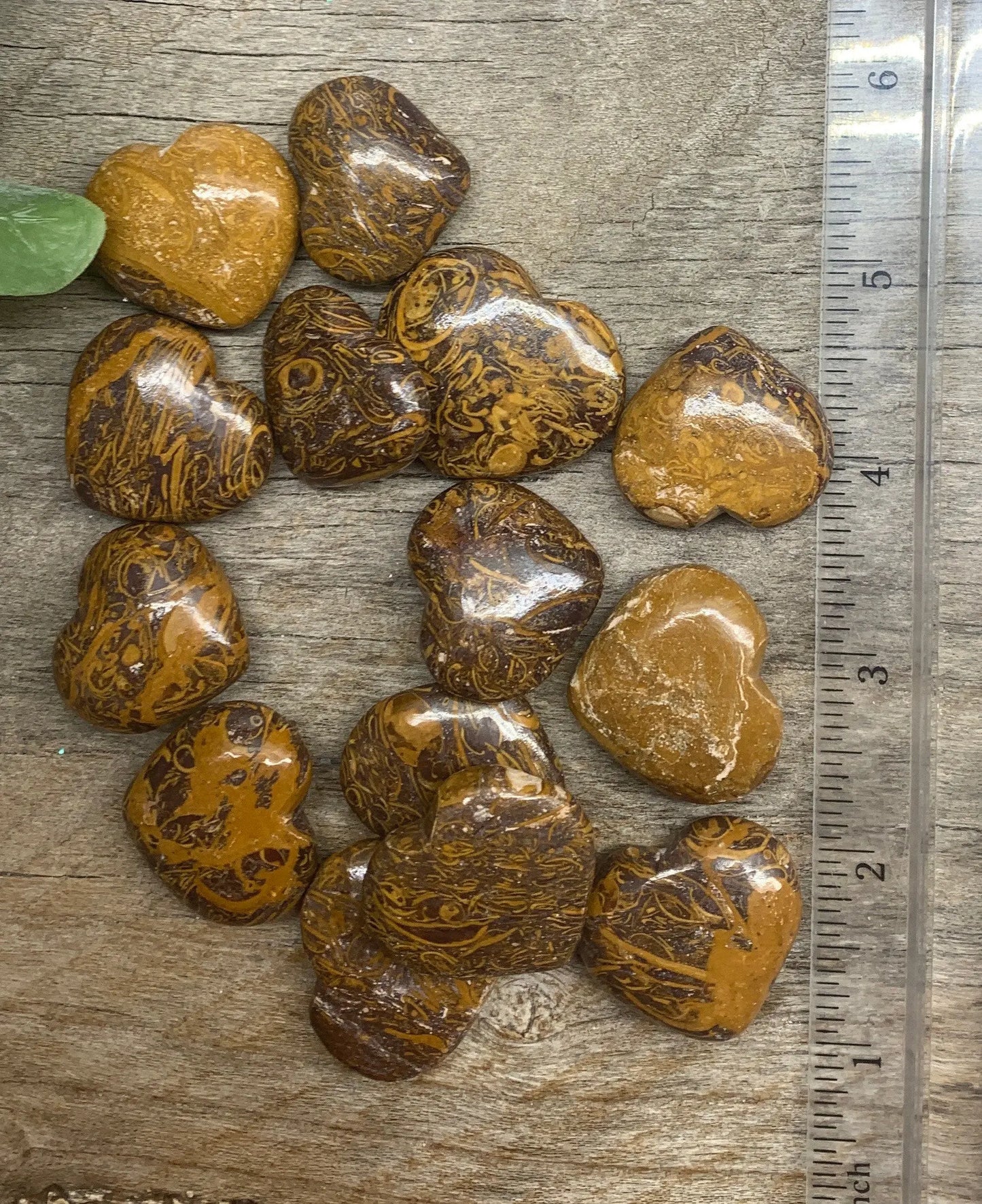 Miriam Jasper Heart ( Approx. 1”) 0512 Shop Wholesale Crystals