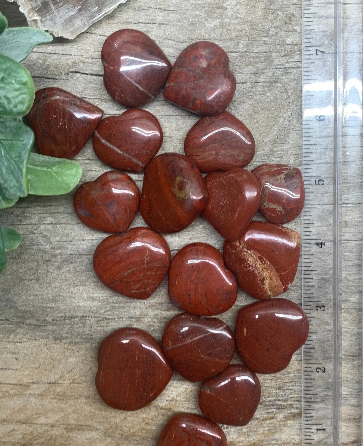 Red Jasper Heart Approx. (7/8”-1 1/8”) 0510 Shop Wholesale Crystals