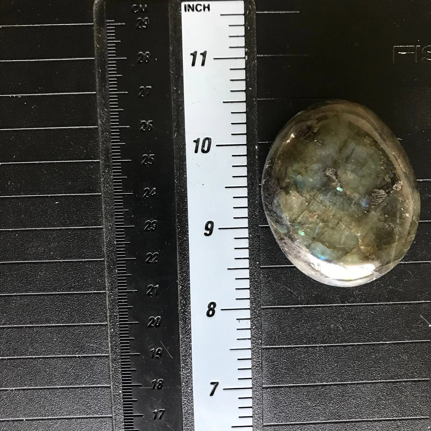 Labradorite Palm Stone, 2" - 2 3/4" Iridescent Stone for Crystal Grid or Craft Supply 0233 Shop Wholesale Crystals