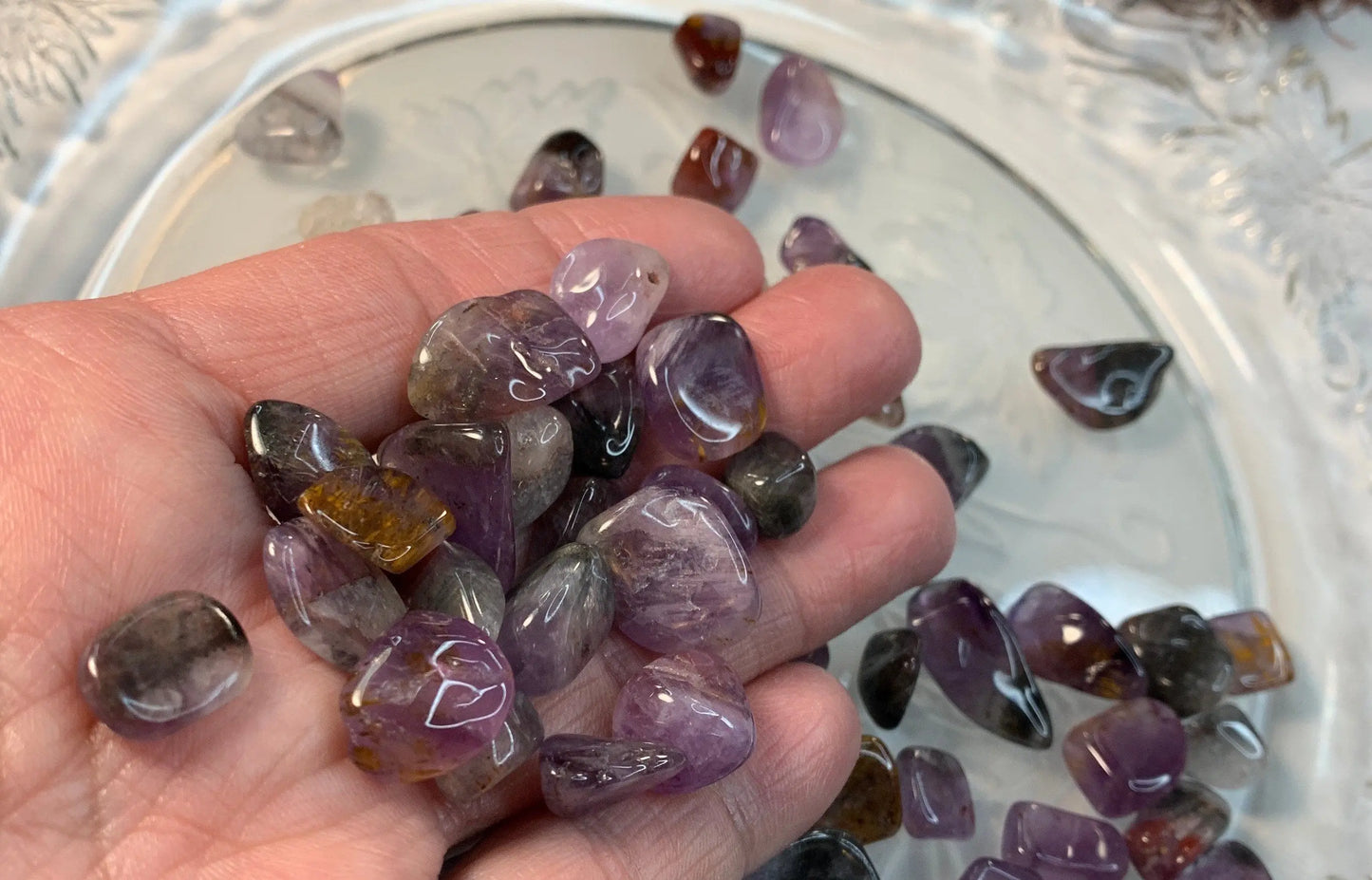Super 7 stone, Polished, Master Healing Stone, Very Small (1/2" - 3/4") 0638 - Shop Wholesale Crystals