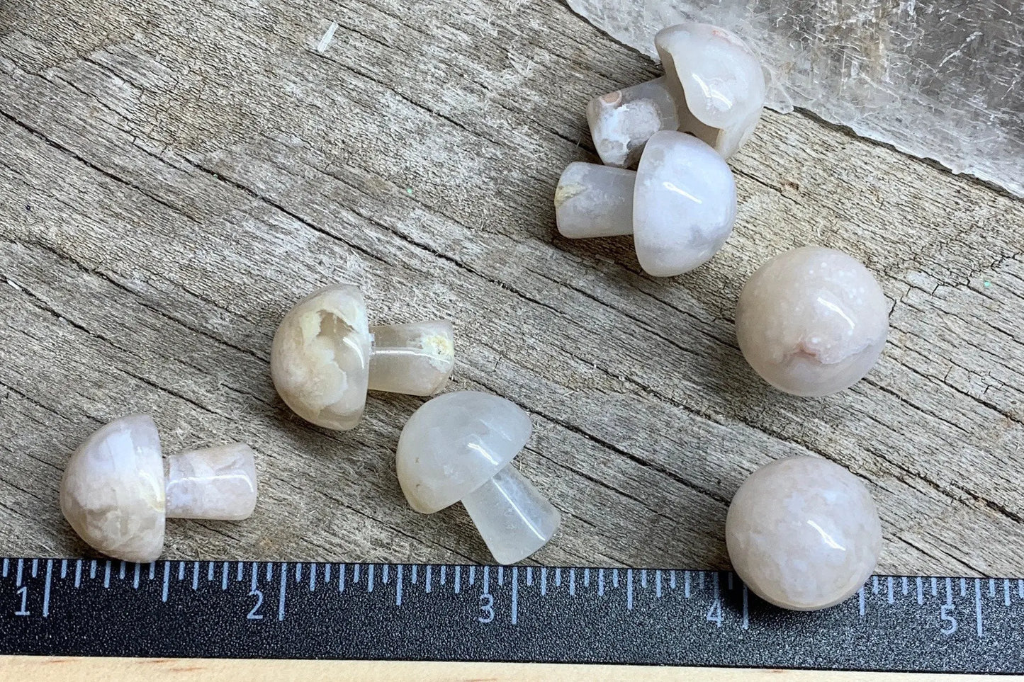 Flower Agate Mushroom (Approx. 5/8”x 3/4”) 0010 Shop Wholesale Crystals