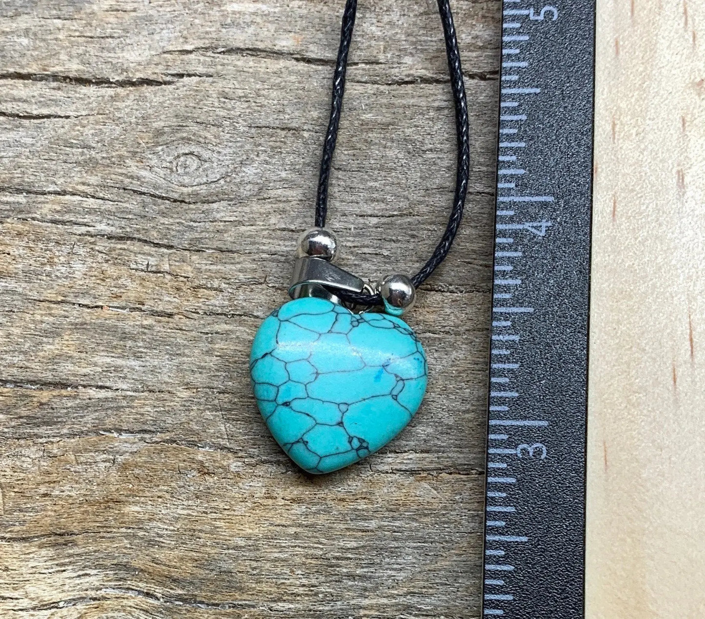 Blue Howlite Heart Necklace NCK-1187 Shop Wholesale Crystals