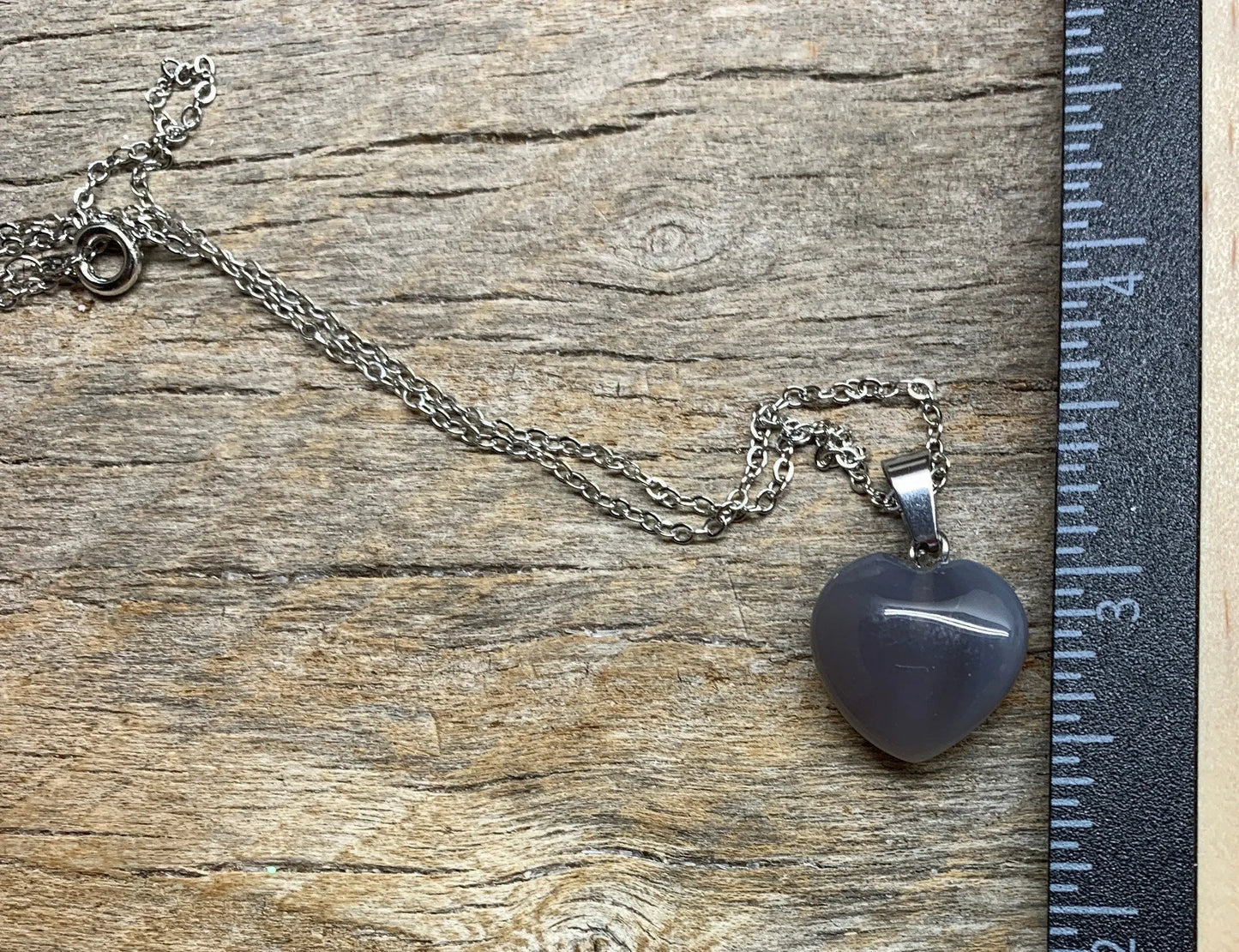 Smoky Quartz Heart Necklace NCK-1176 18” chain Shop Wholesale Crystals