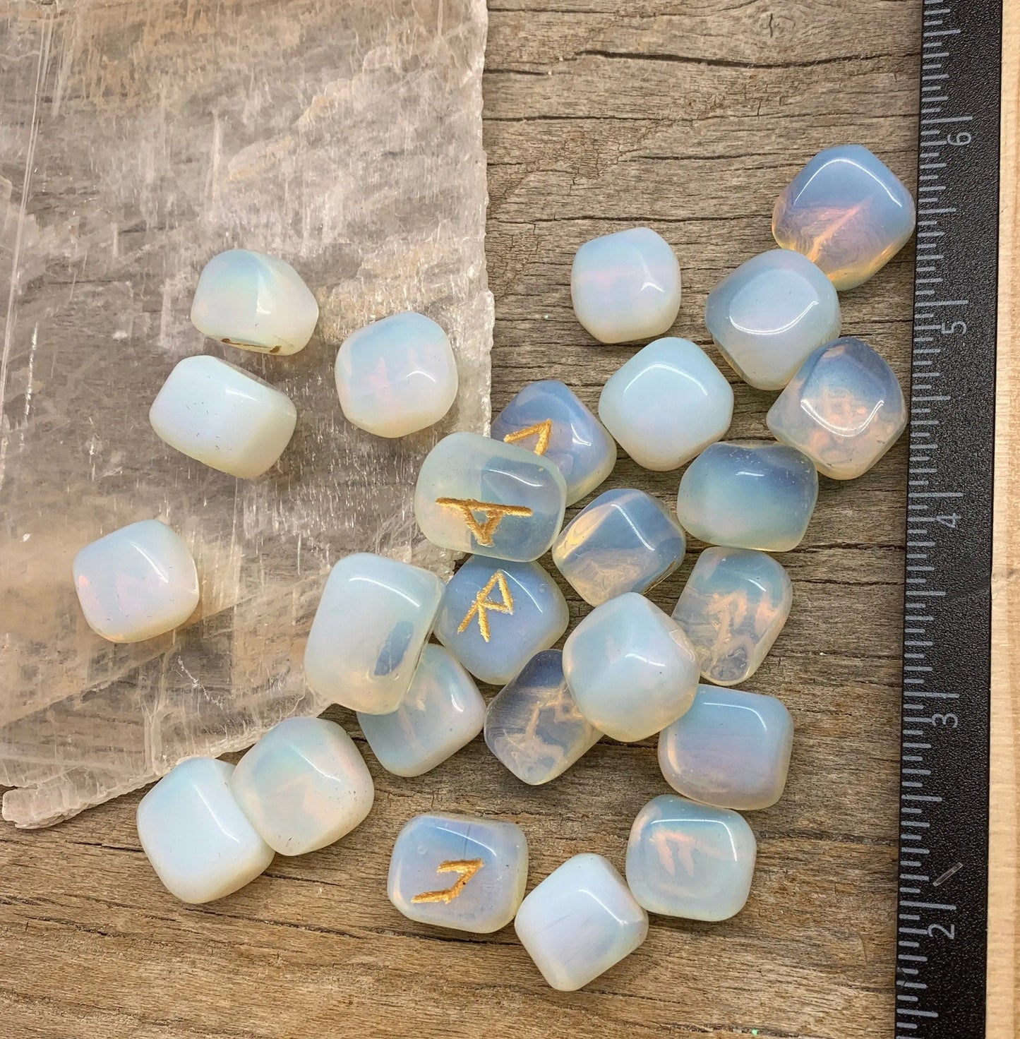 Opalite Rune 25 piece Set KIT-0027 Shop Wholesale Crystals