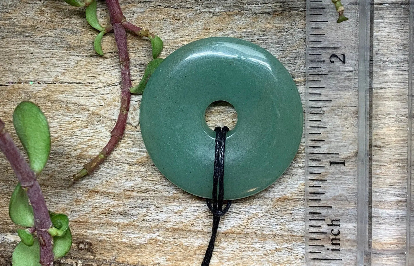 Green Aventurine 40mm PI Necklace HOT-0579 Shop Wholesale Crystals