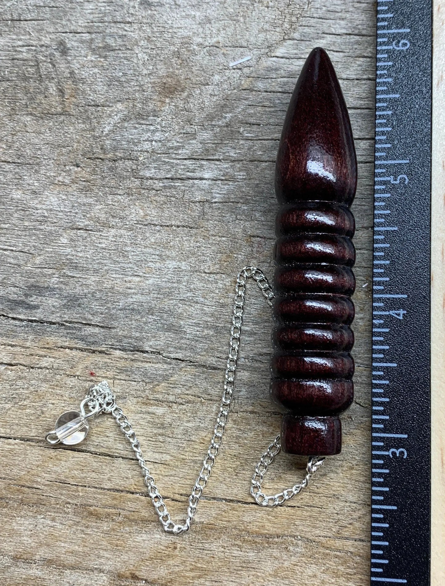 Wooden Pendulum Dousing, Brown 0944 Shop Wholesale Crystals
