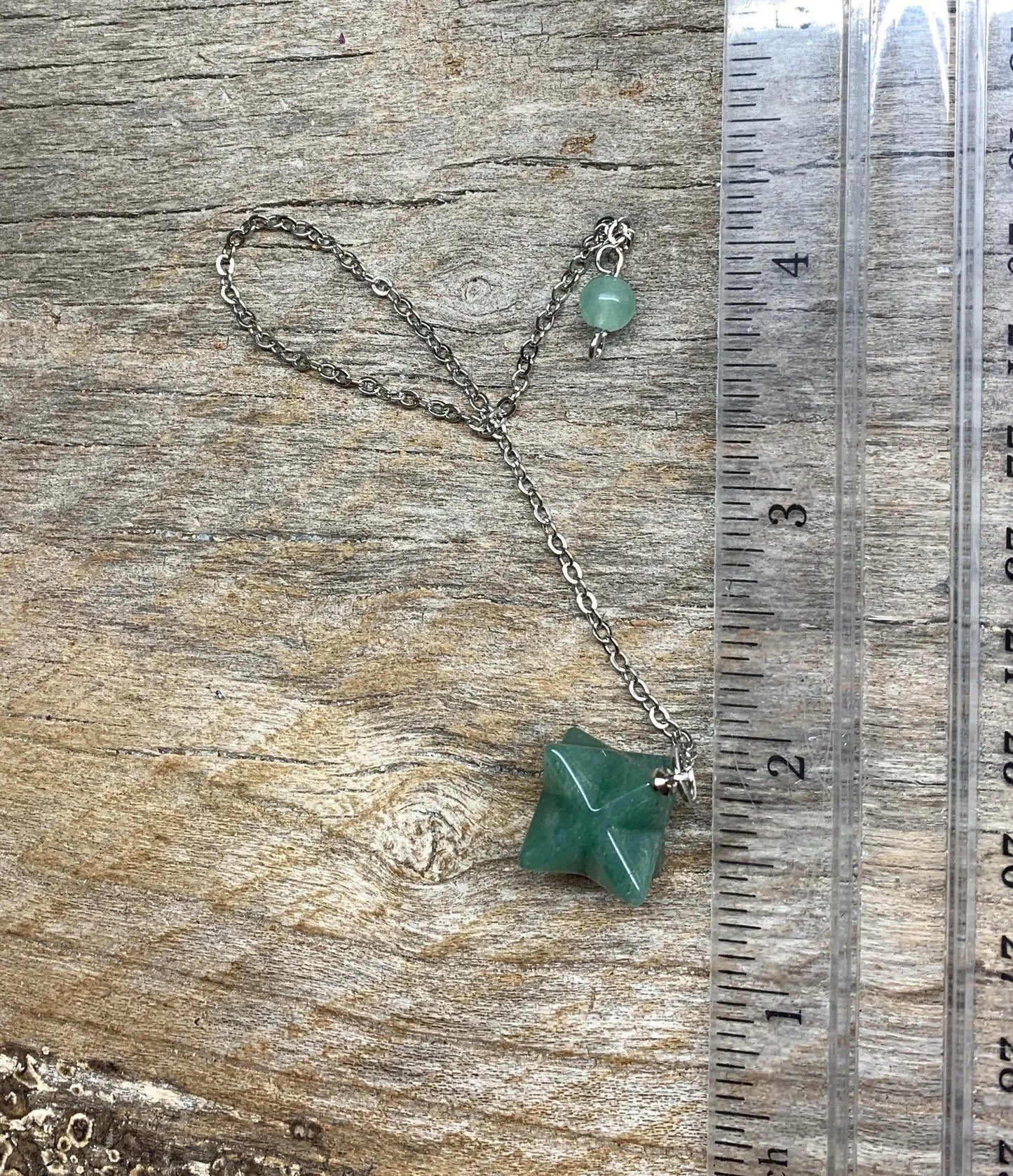 Green Aventurine Merkaba Pendulum PND-0034 Shop Wholesale Crystals
