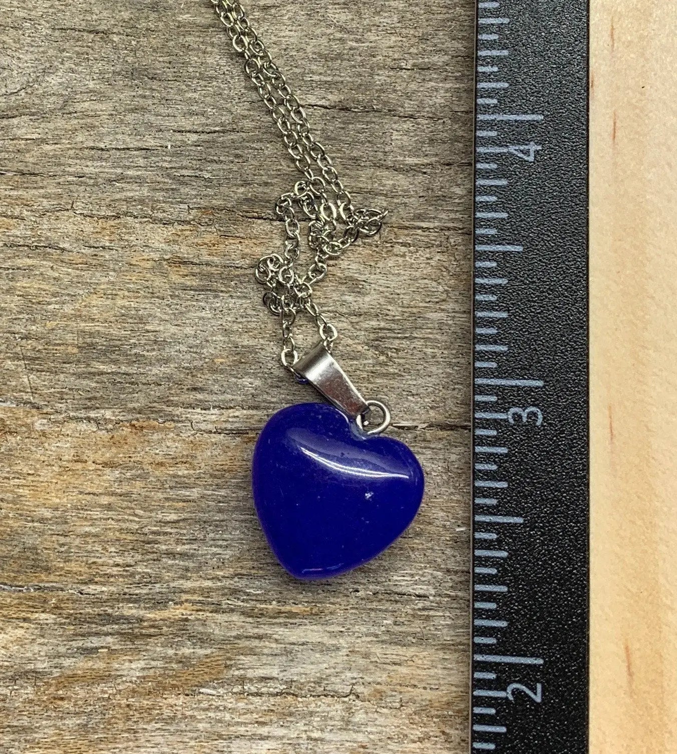 Indigo Blue Heart Necklace NCK-1178 Shop Wholesale Crystals