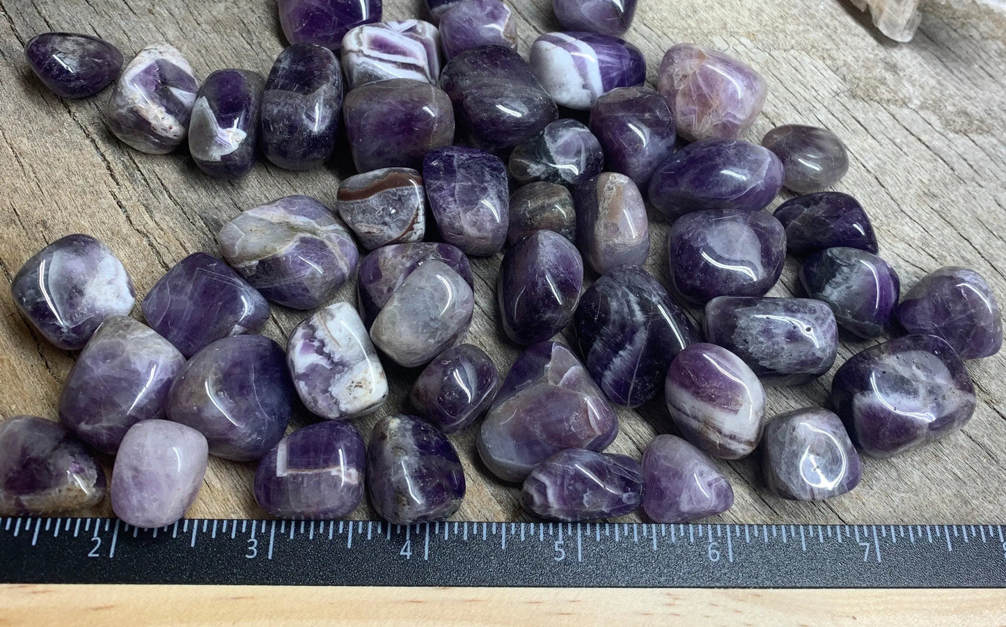 Amethyst Tumbled Stone BIN-1456 (5/8” - 1”) Shop Wholesale Crystals