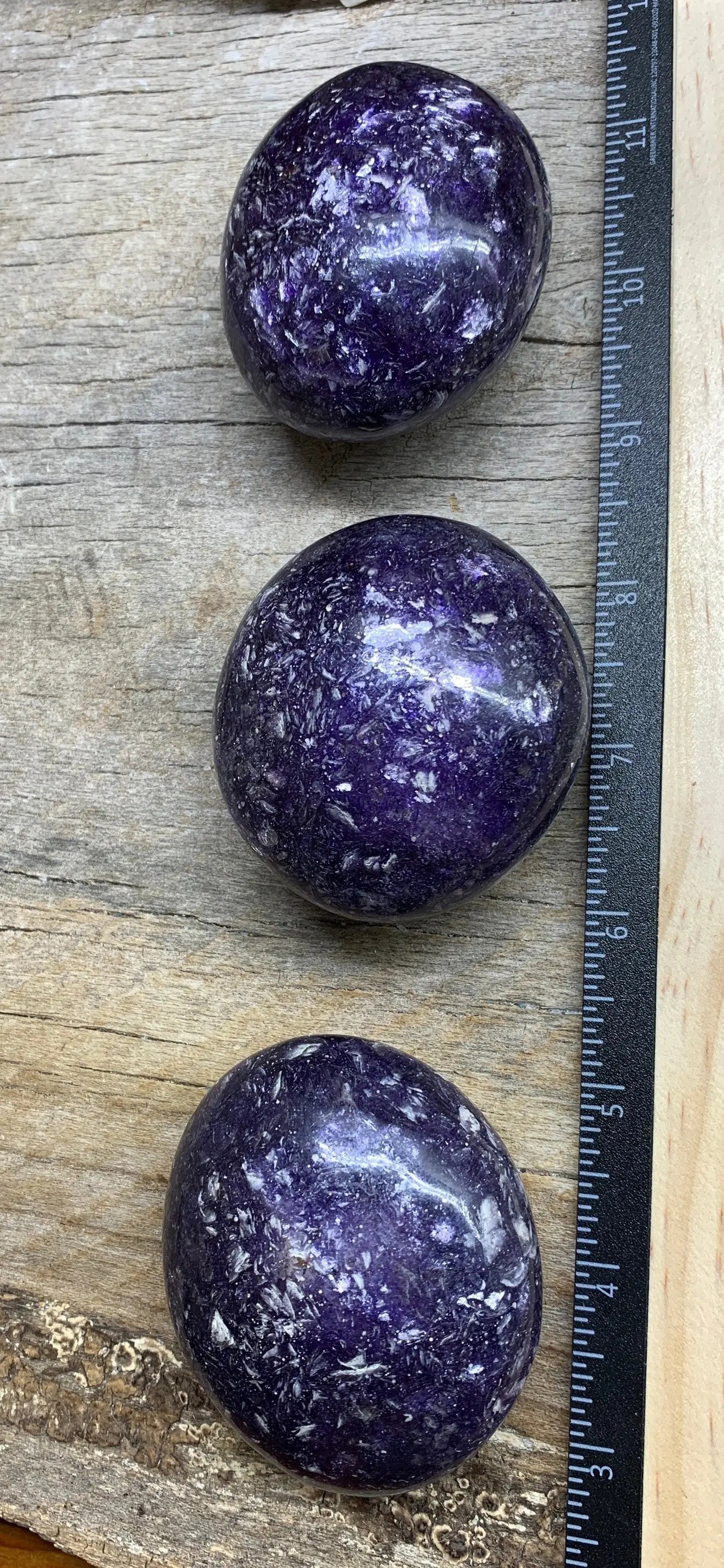 Lepidolite Palm Stone 1569 (2 1/4”- 3”) Shop Wholesale Crystals