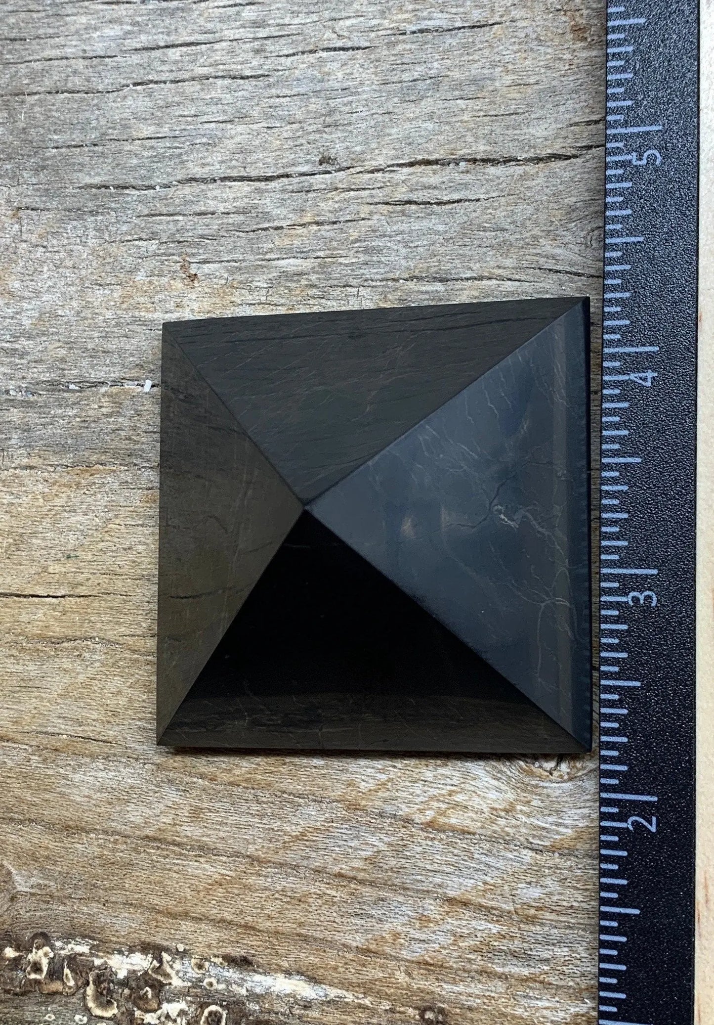 Shungite Pyramid 1556 (Approx. 2 1/2”) Shop Wholesale Crystals