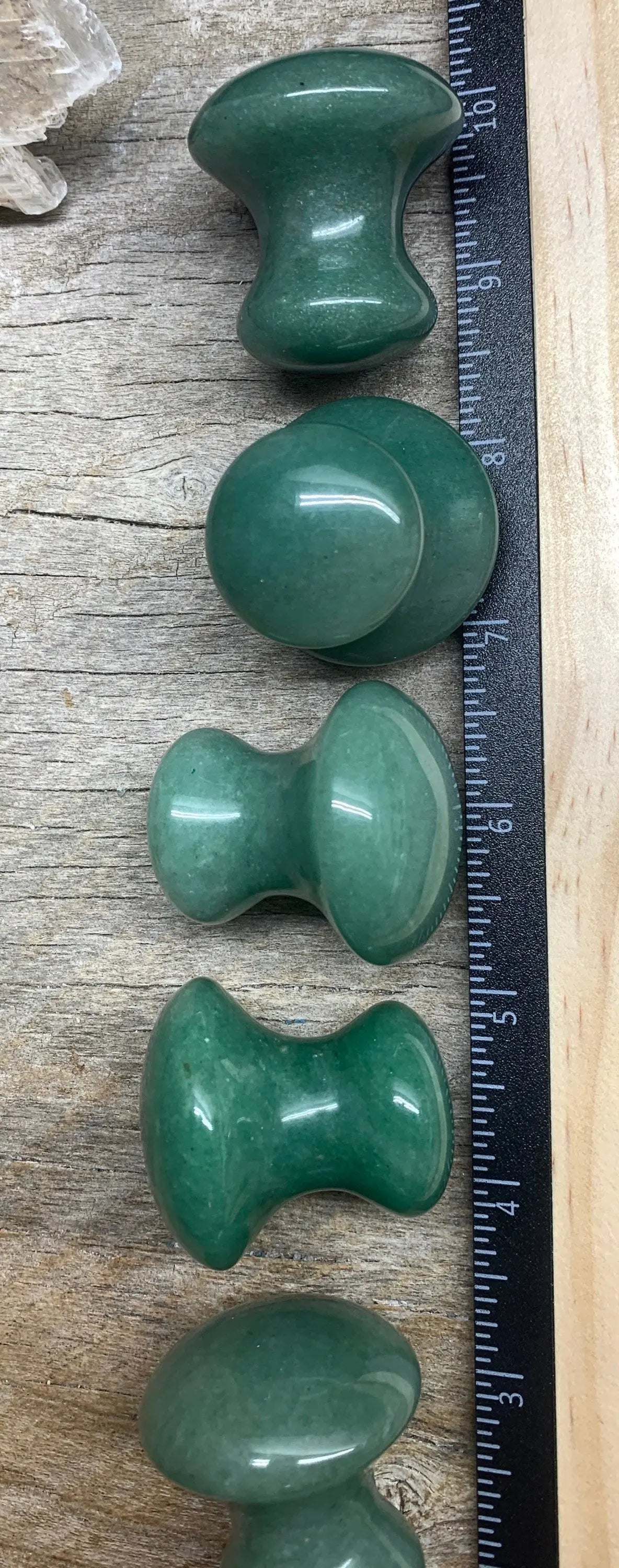 Green Aventurine Massage Stone 1568 (1 1/2”x 1 3/4”) Shop Wholesale Crystals