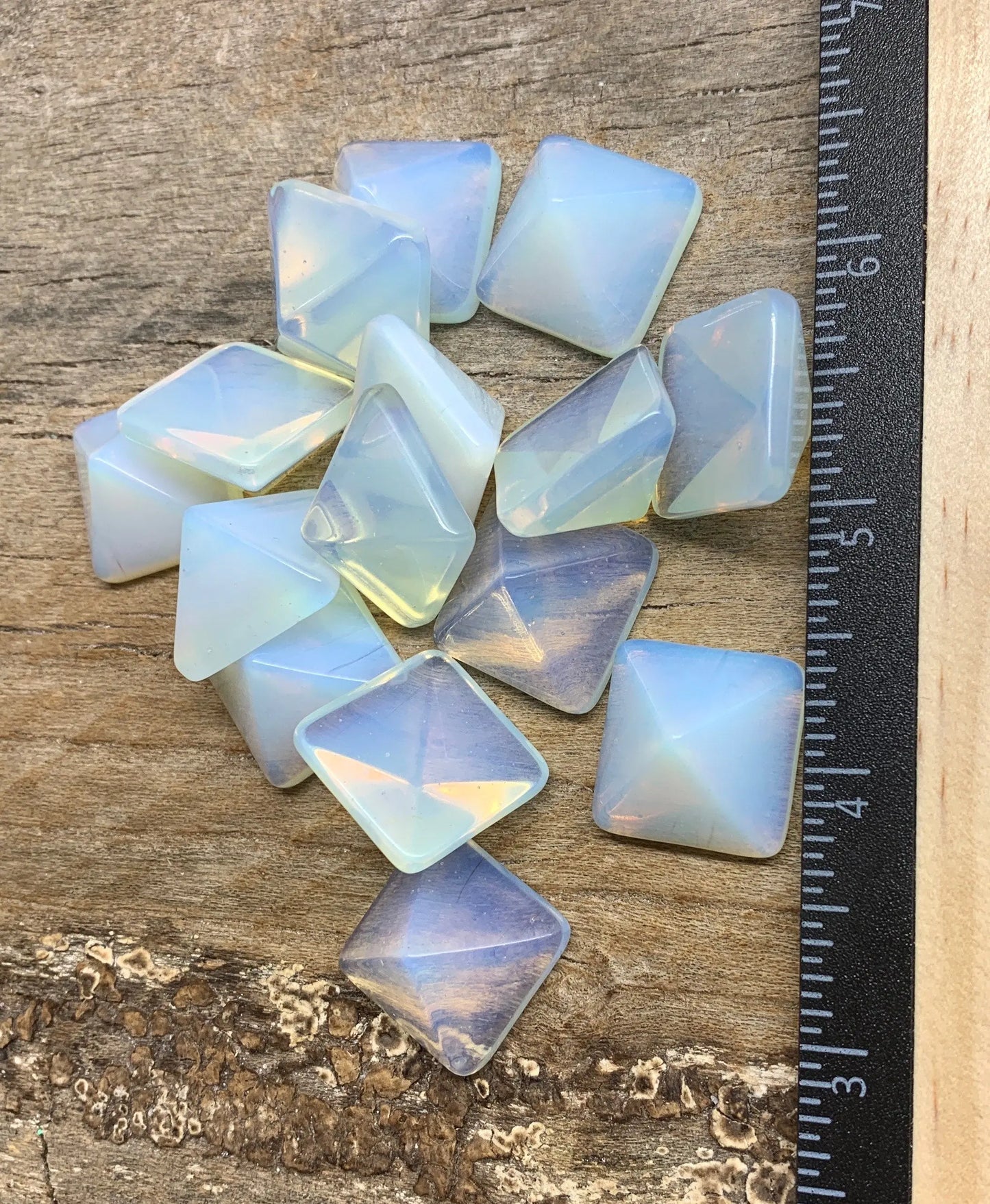Opalite Pyramid (Approx. 3/4” x 3/4" x 5/8") 0274 Shop Wholesale Crystals