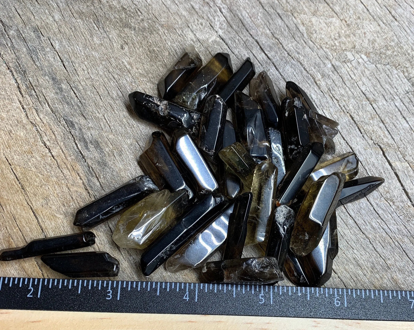 Smoky Quartz Tumbled Crystal Point 1261 (1 1/2”- 2 1/2”) Shop Wholesale Crystals
