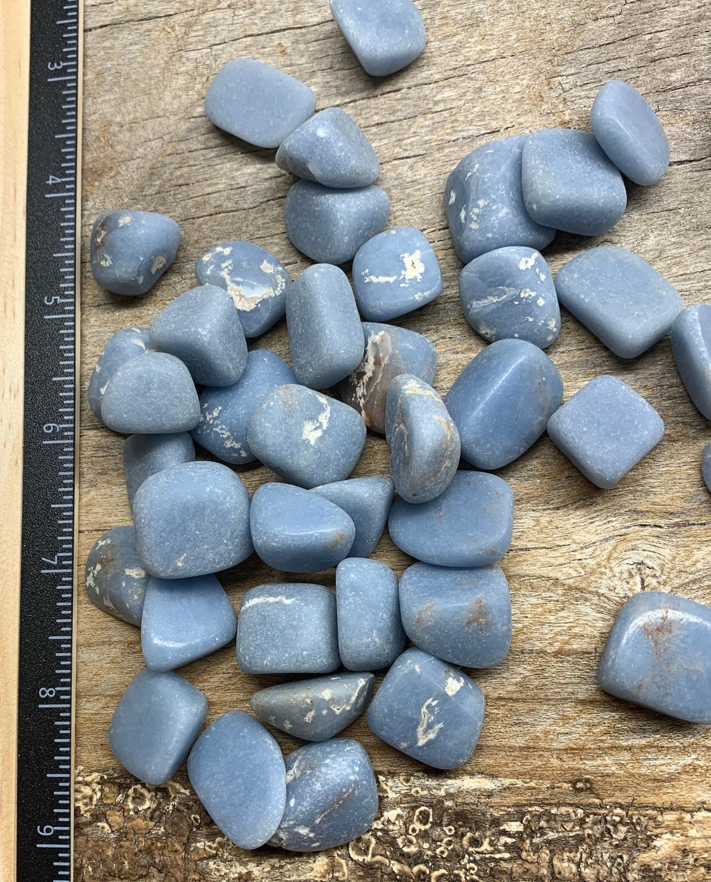 Angelite Tumbled Stone (Approx. 3/4”- 1”) 0662 - Shop Wholesale Crystals